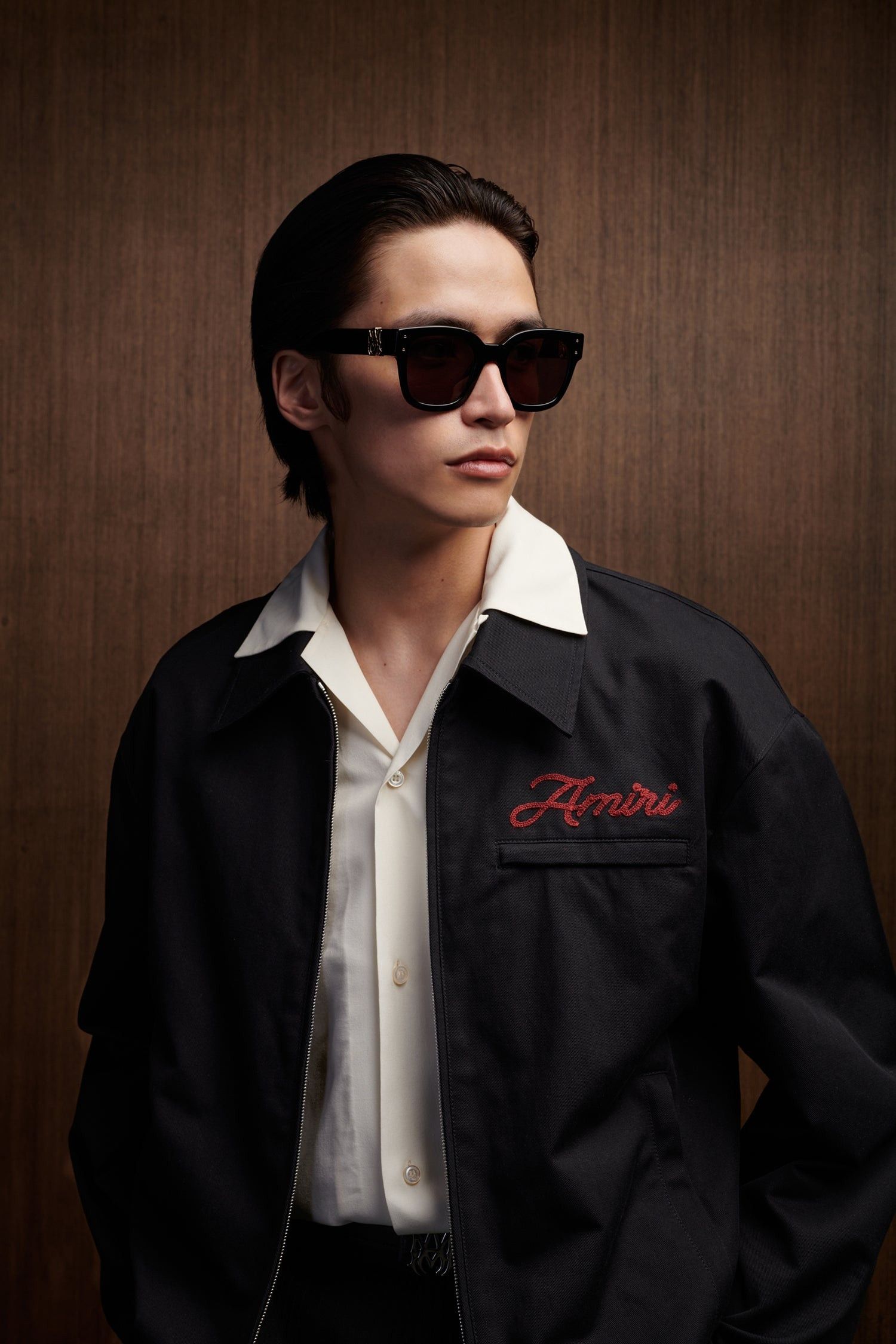 Amiri o1s1wg110126 Zip Blouson Jacket in Black Size US S / EU 44-46 / 1 - 4 Thumbnail