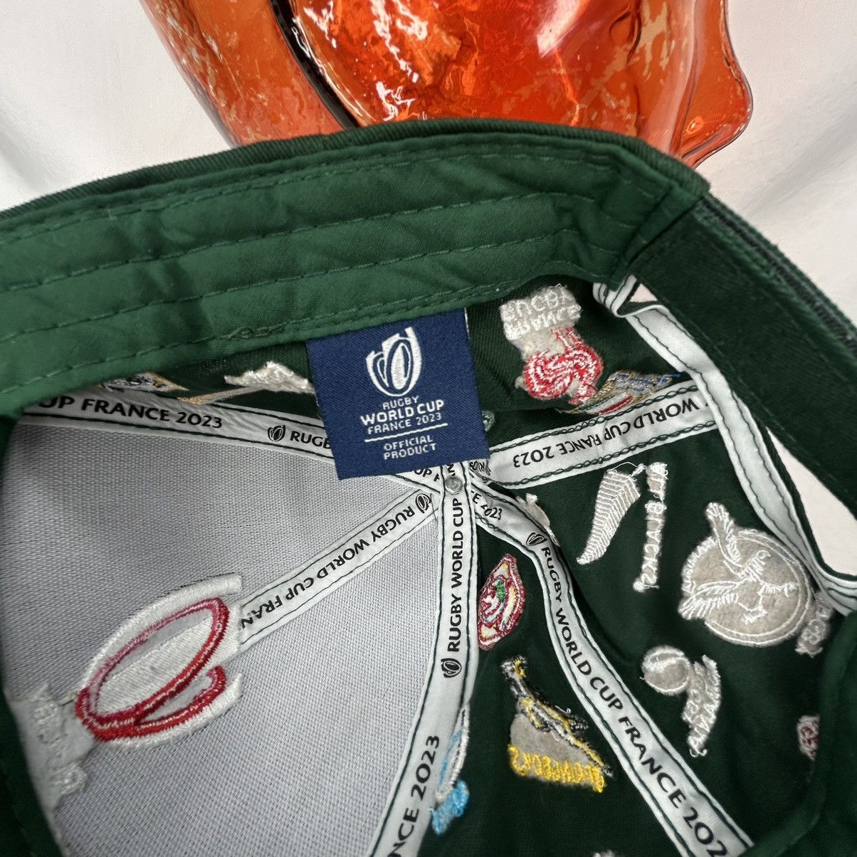 Other Rugby World Cup New France 2023 20 Unions All Over Green Hat Size ONE SIZE - 6 Thumbnail