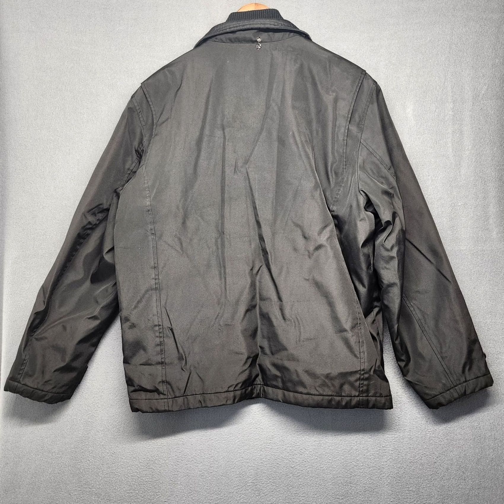 London Fog London Fog Coat Mens Large Black Zip Snap Chores Workwear Fall Winter Mens Size US L / EU 52-54 / 3 - 4 Thumbnail