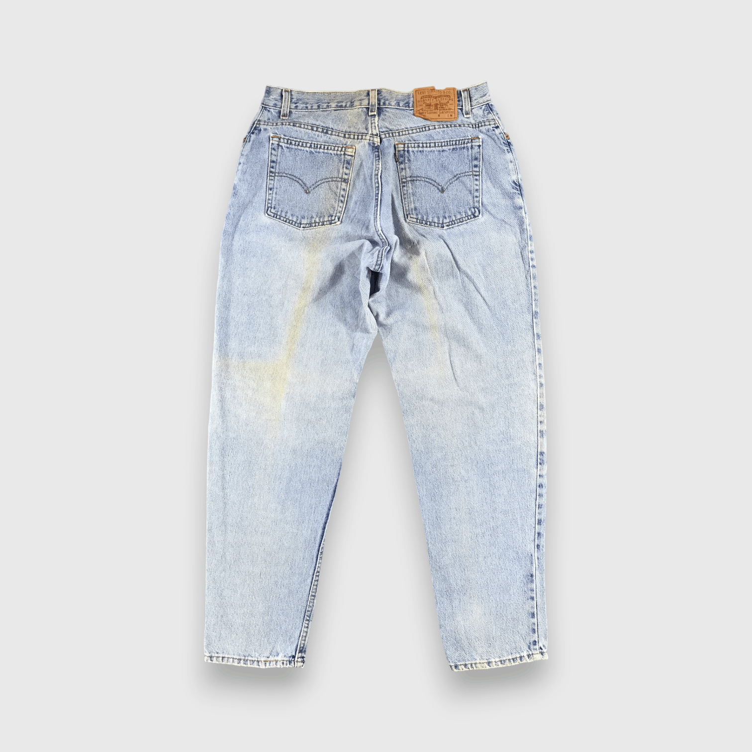 Levi's Vintage Levis 550 Light Wash Jeans-J1285 Size US 35 - 2 Thumbnail