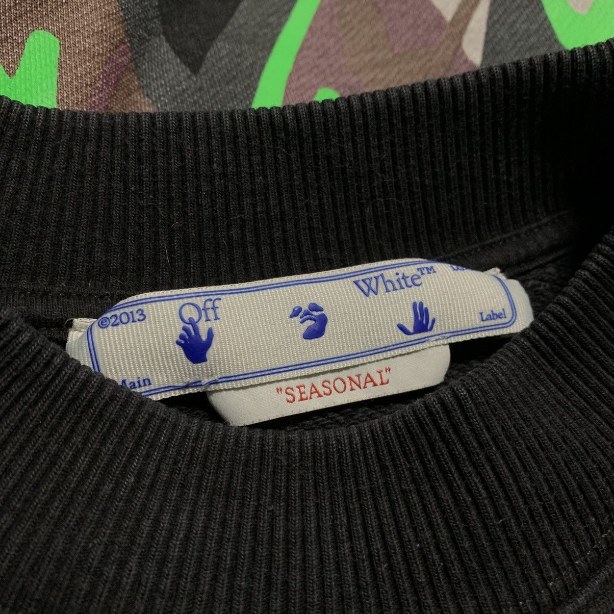 Off-White Off White Large Neen Arrows Black Sweater Sweatshirt Size US L / EU 52-54 / 3 - 7 Thumbnail