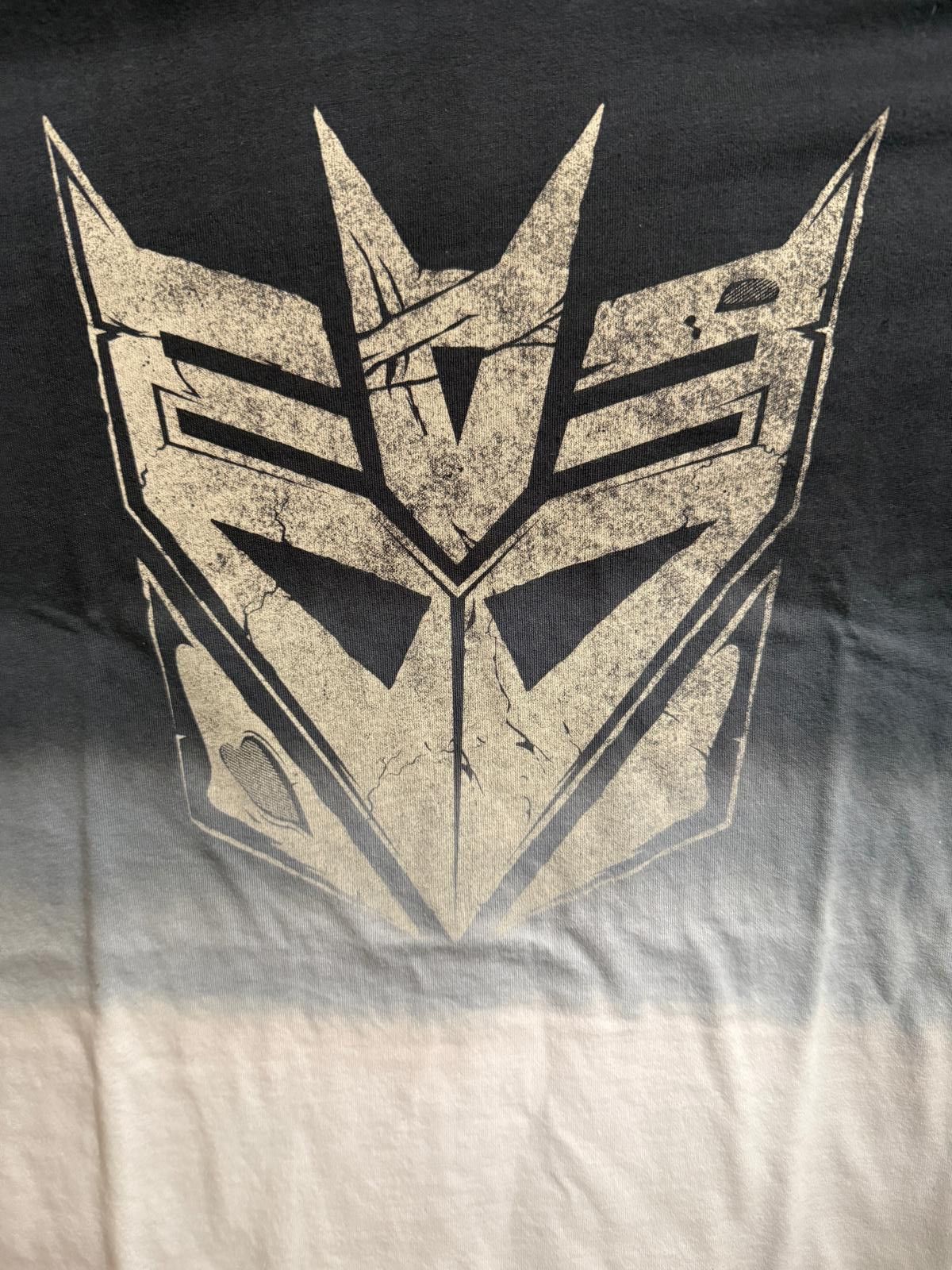 Designer Transformers Decepticon Logo T-shirt Dip Dyed Tee - S Size US S / EU 44-46 / 1 - 4 Thumbnail