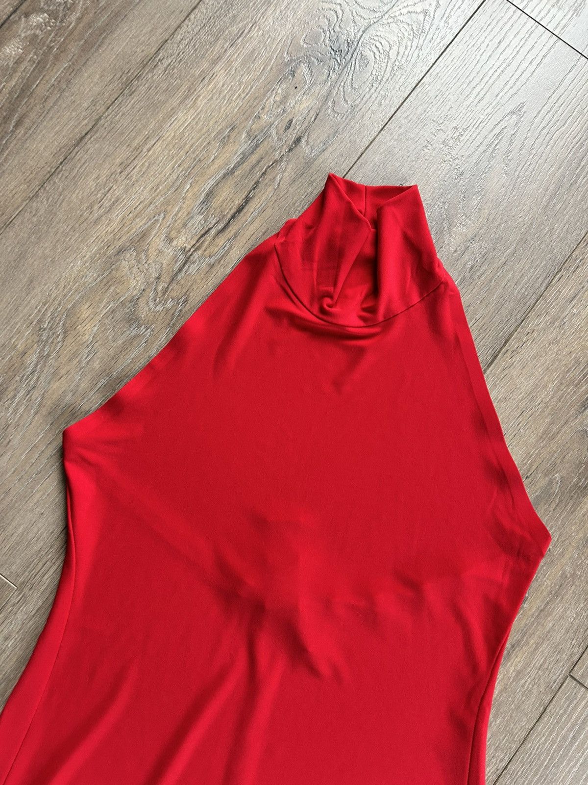 Norma Kamali Norma Kamali mini red halter dress S Size S / US 4 / IT 40 - 2 Thumbnail