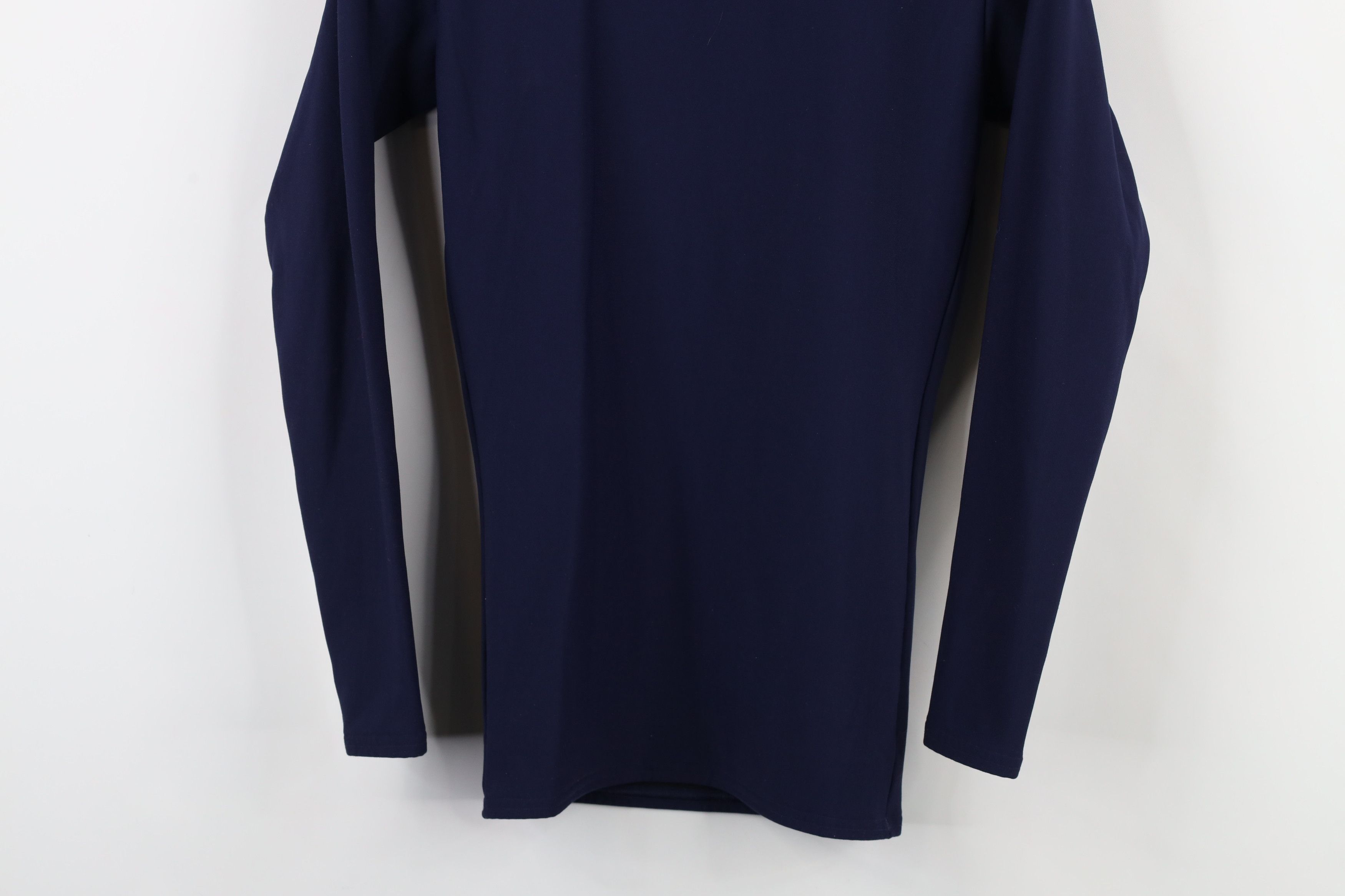 Under Armour × Vintage Under Armour Compression Mock Neck Long Sleeve T-Shirt Navy Size US S / EU 44-46 / 1 - 3 Thumbnail