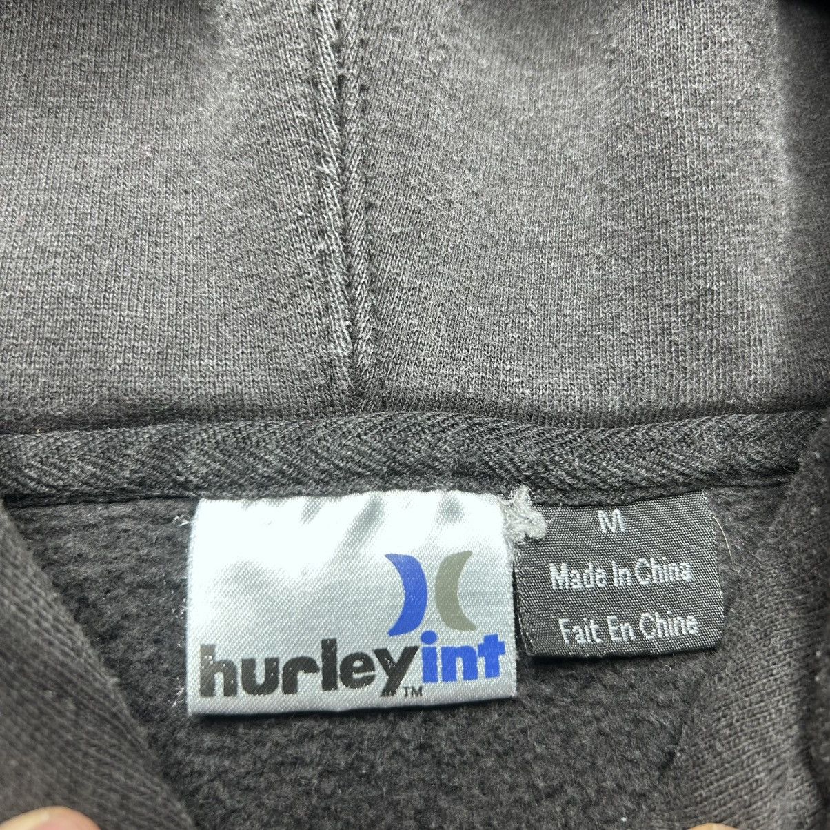 Hurley × Vintage Y2K Hurley international faded black hoodie Size US L / EU 52-54 / 3 - 3 Thumbnail