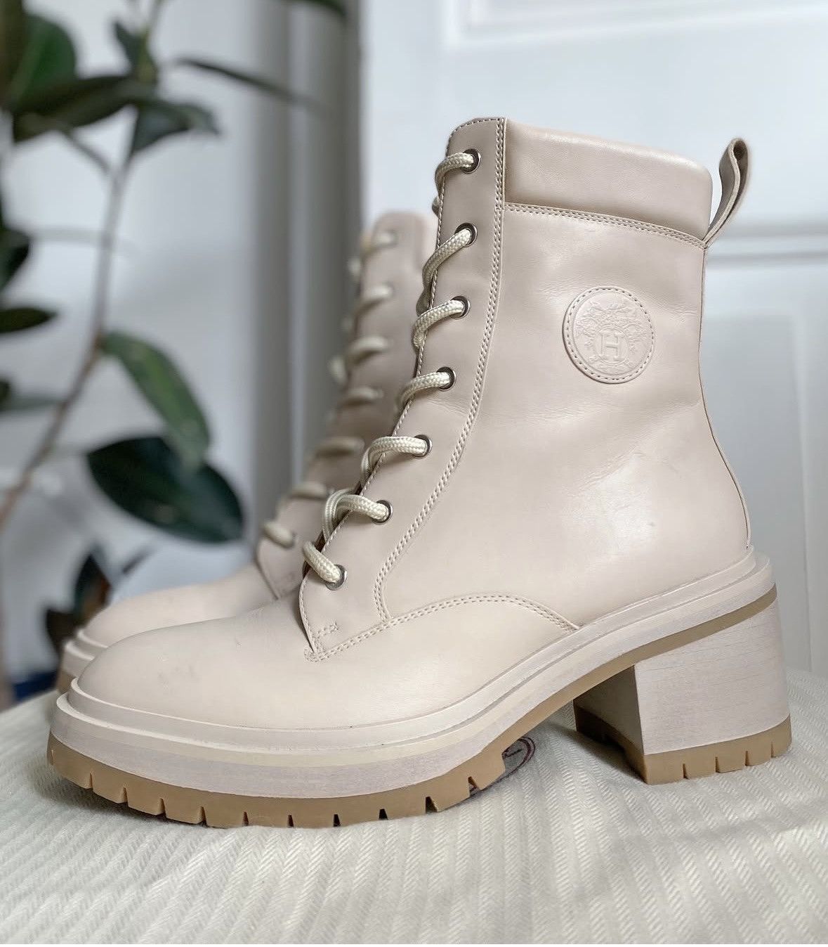 Hermes Hermes leather combat boots Size US 8 / IT 38 - 3 Thumbnail
