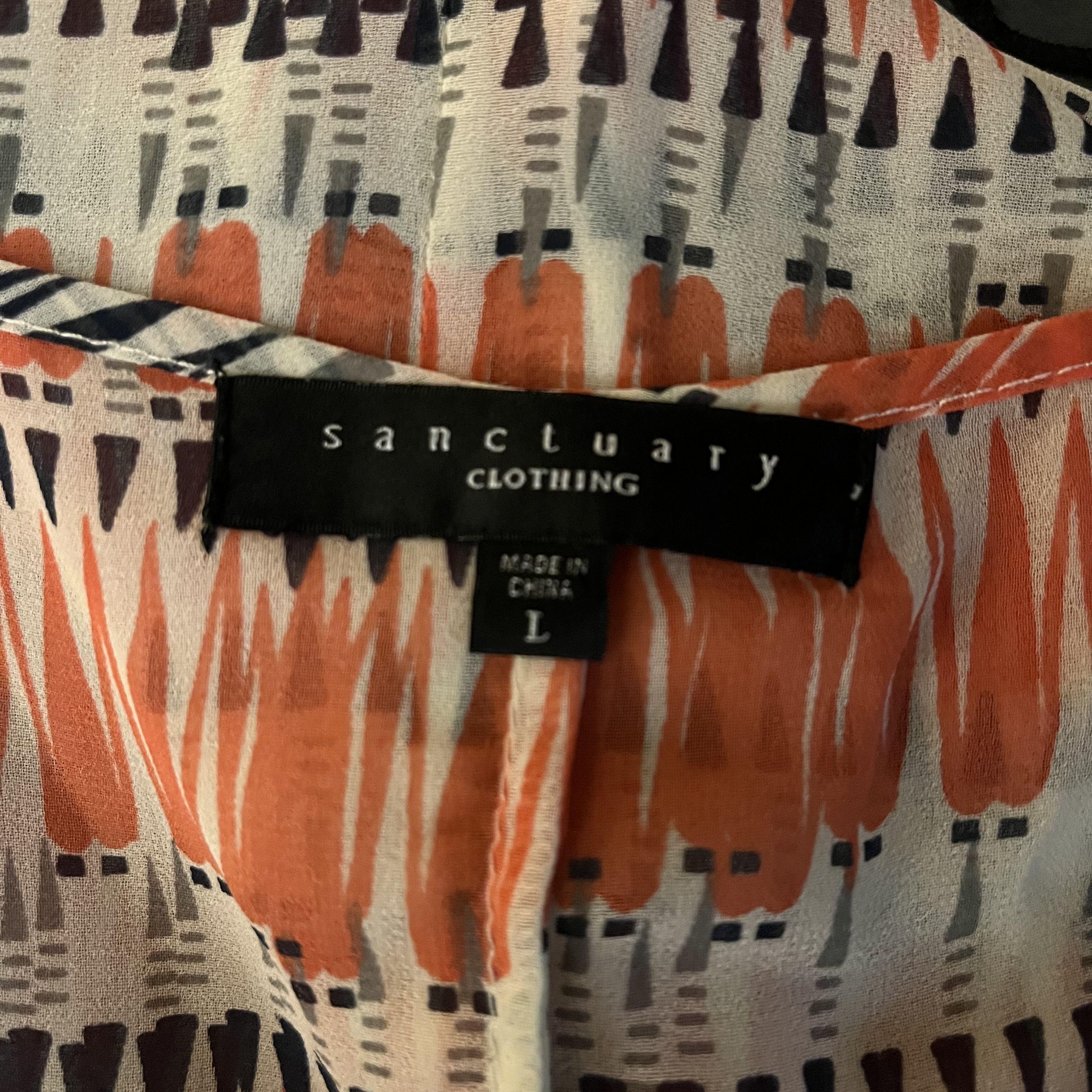 Sanctuary Sanctuary Clothing Semi-Sheer Blouse size L Size L / US 10 / IT 46 - 5 Thumbnail