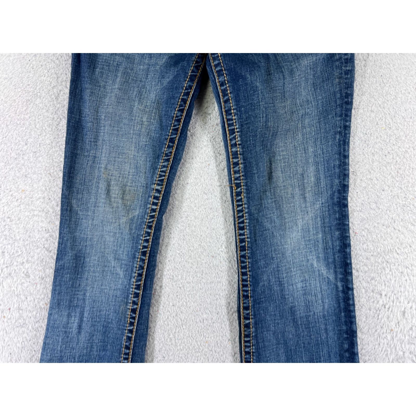 Vintage Seven7 Jeans Women Bootcut Denim Blue 28 30in Regular Cotton Blend 5-Pocket Low Rise Vintage? No. (Adjust) Size 28" / US 6 / IT 42 - 3 Thumbnail
