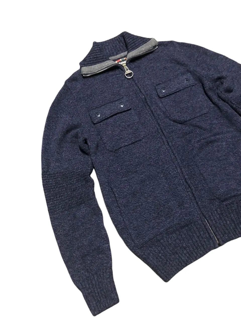 Barbour Archive🔥Barbour International Motorcycle Knit Wool Jacket Size US M / EU 48-50 / 2 - 4 Thumbnail