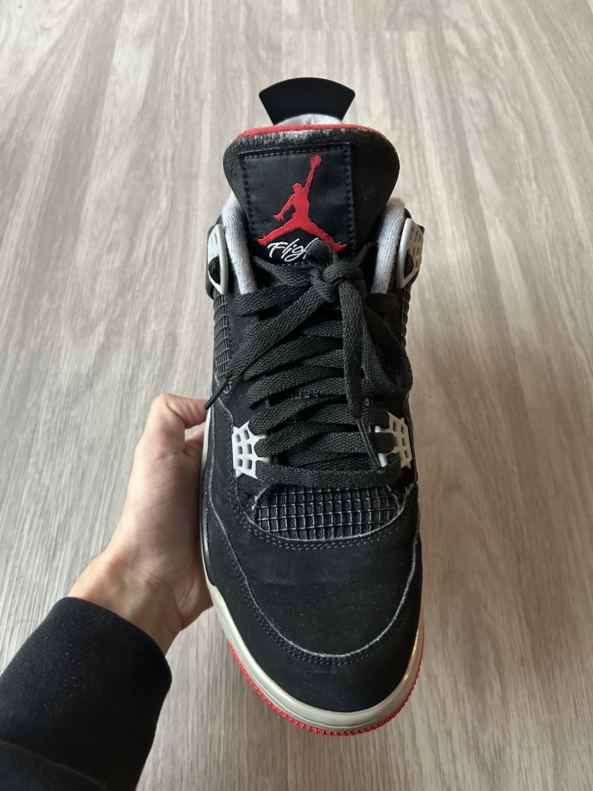 Jordan Brand Air Jordan Retro 4 Bred 2019 Size 10 Size US 10 / EU 43 - 8 Thumbnail