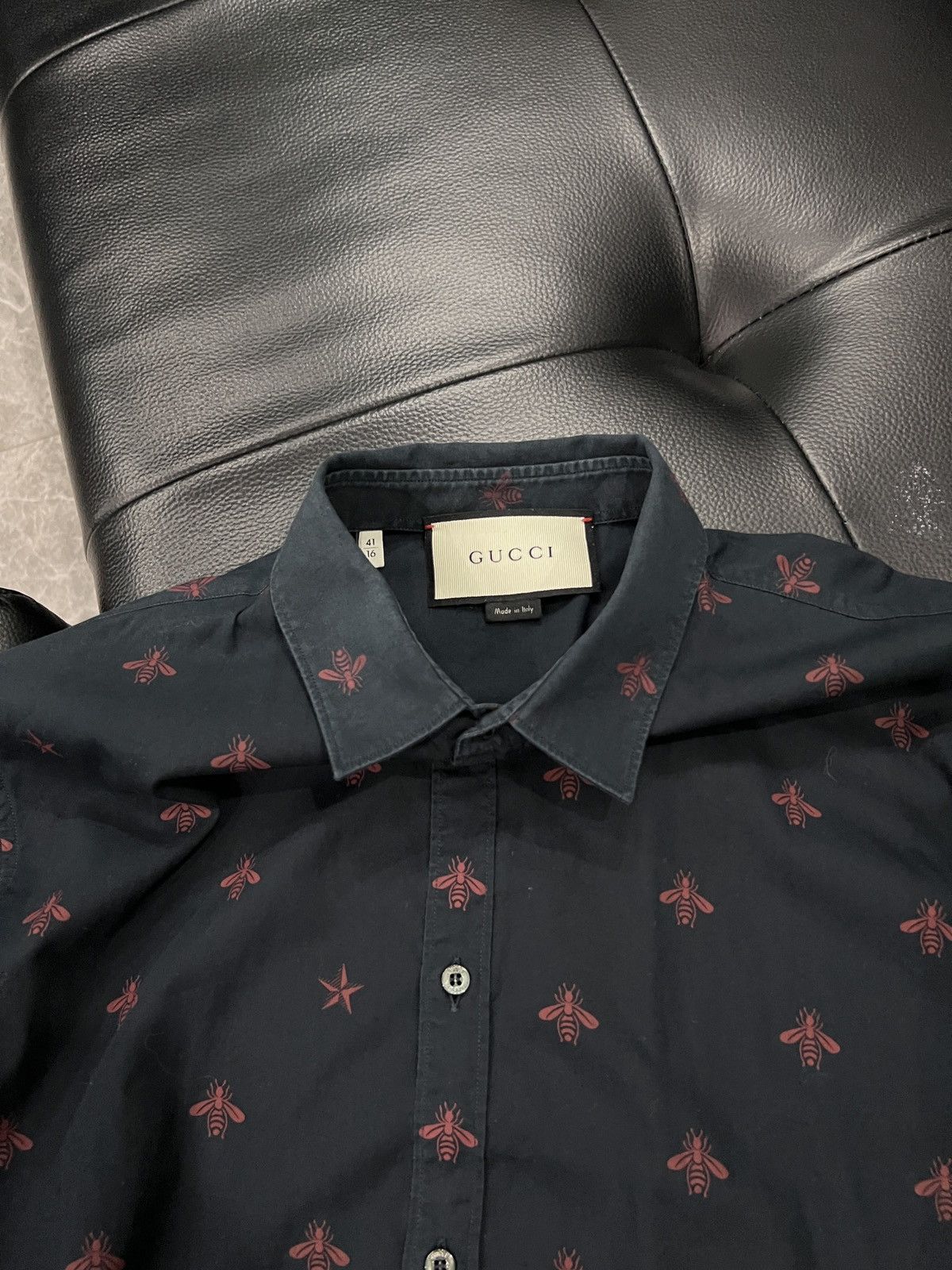 Gucci Gucci Bee Graphic Print Shirt Size US XS / EU 42 / 0 - 6 Thumbnail