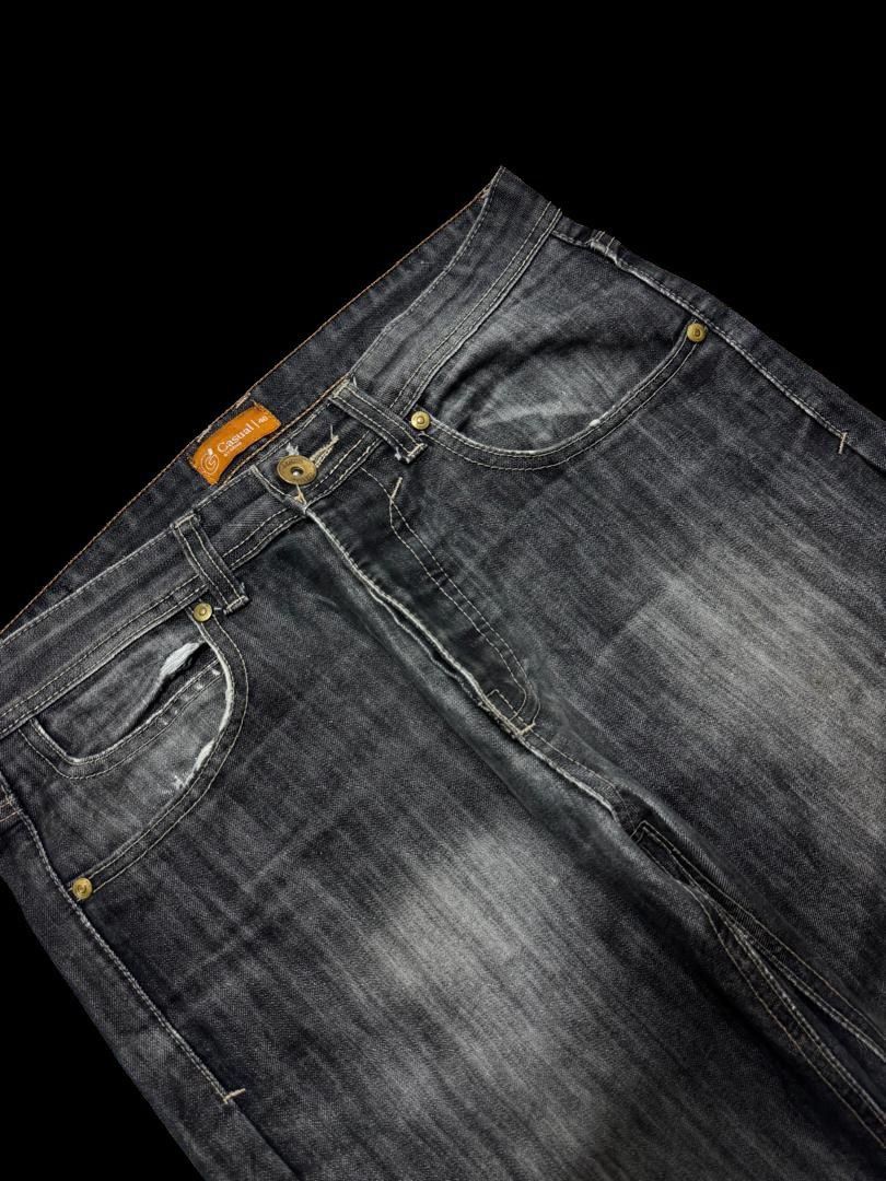 Vintage Vintage Japanese Mudwash Distressed Sick Denim Jean Straight Size US 32 / EU 48 - 6 Thumbnail
