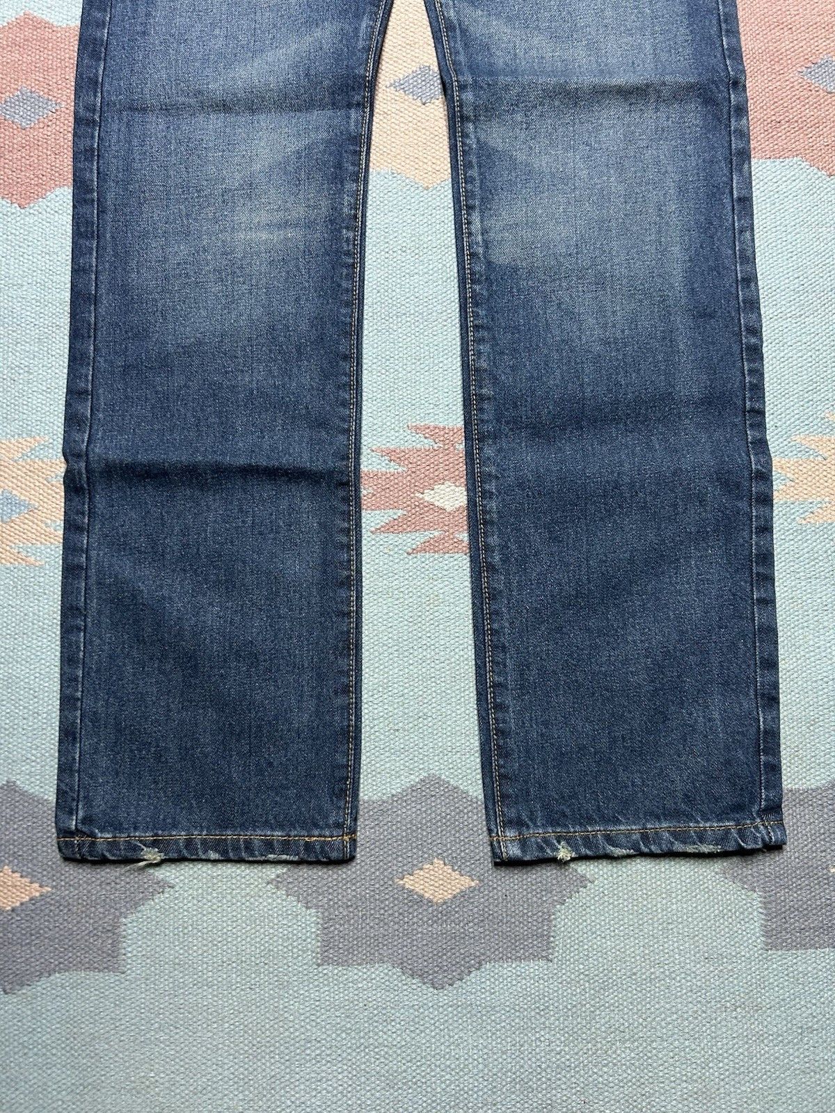 Vintage Vtg Levi’s offender jeans low rise straight leg dark 31x34 Size US 31 - 6 Thumbnail