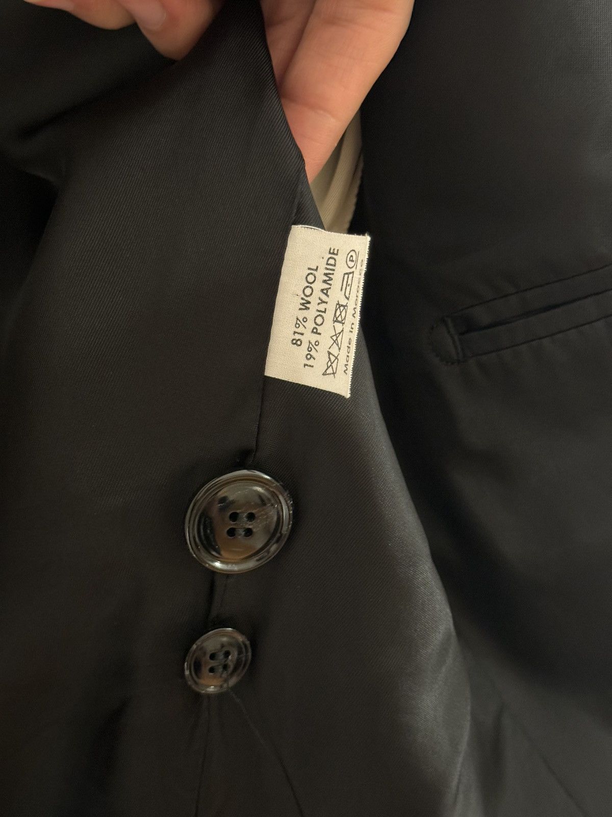 Dries Van Noten Dries Van Noten Double Breasted Tuxedo Blazer Jacket Size 50S - 5 Thumbnail