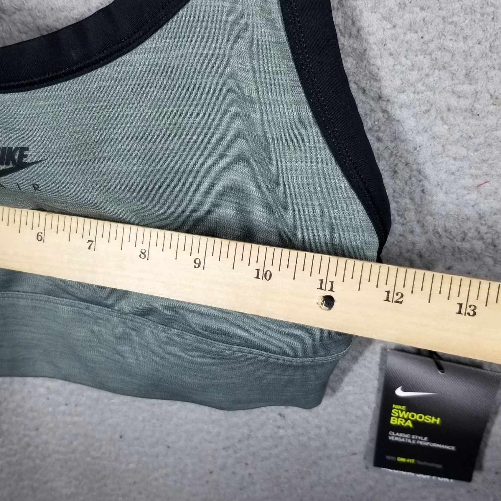 Nike Nike Swoosh Bra Womens S Green Dri-FIT Training Sports Top CJ0700-084 Size S / US 4 / IT 40 - 6 Thumbnail
