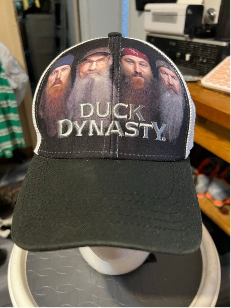 Other Men's Duck Dynasty Black White Mesh Trucker Hat One Size Size ONE SIZE - 1 Thumbnail