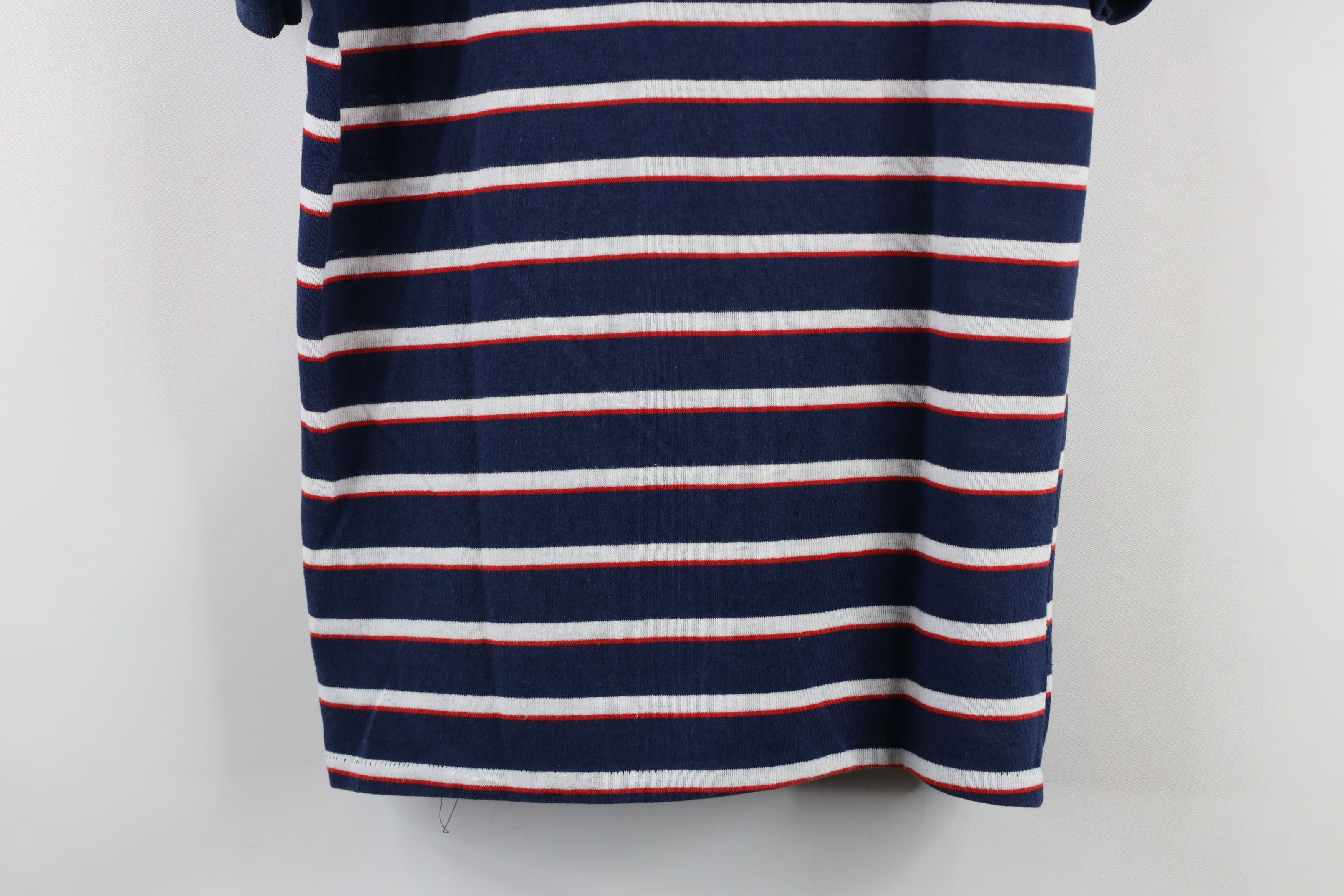 Vintage Vintage 70s Streetwear Striped Knit Collared Polo Shirt USA Size M / US 6-8 / IT 42-44 - 10 Thumbnail