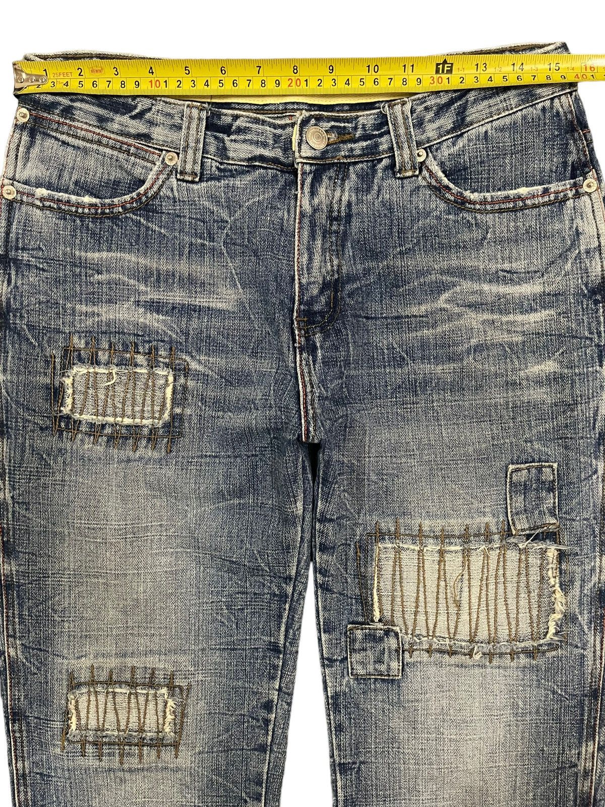 Hysteric Glamour Vintage Japanese Brand Blue Wash Distressed Style Jeans Size US 30 / EU 46 - 10 Thumbnail