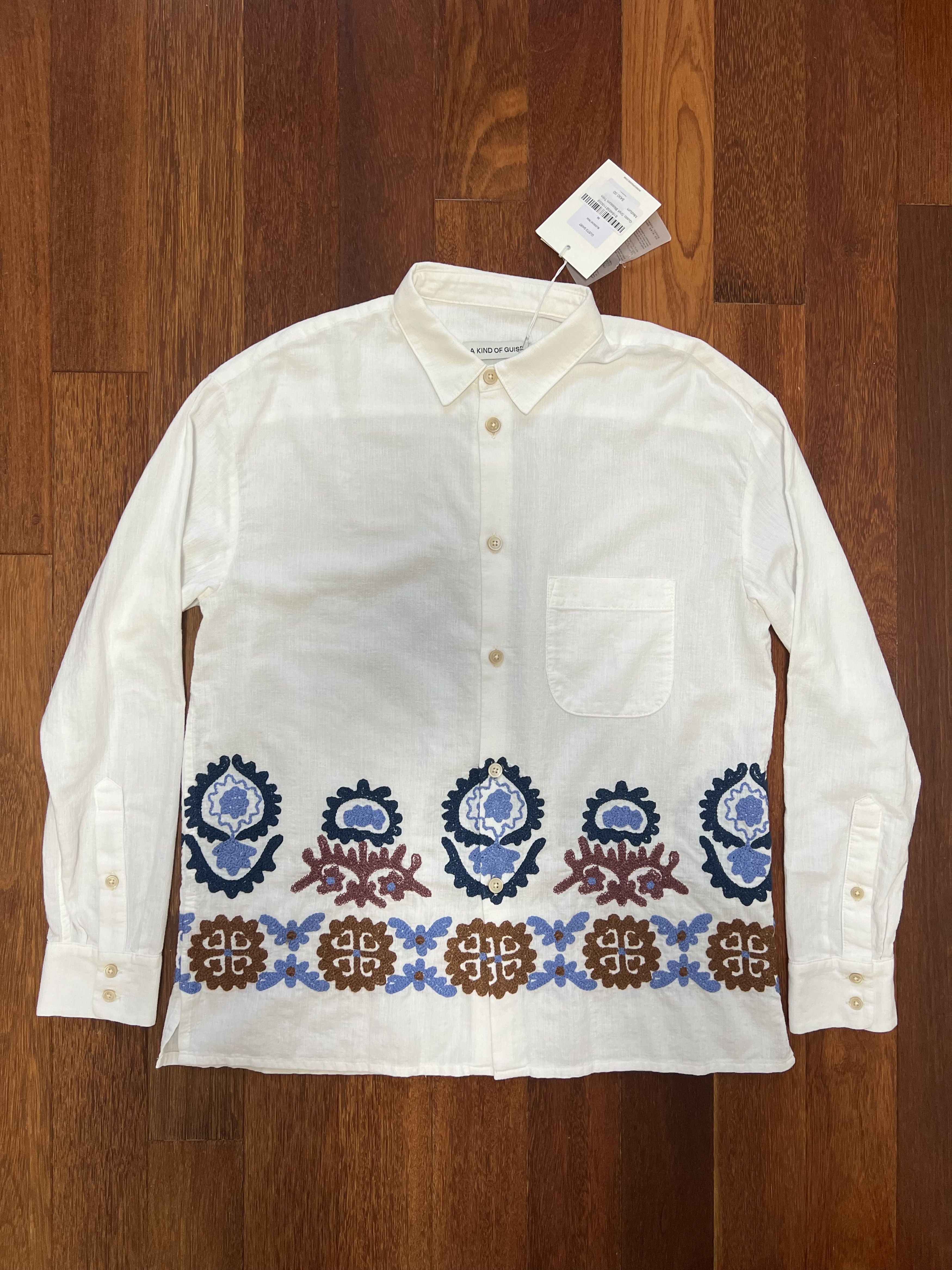 A Kind Of Guise 💚 SS24 A Kind Of Guise Gusto Shirt Blossom Trim NEW Size US M / EU 48-50 / 2 - 6 Thumbnail
