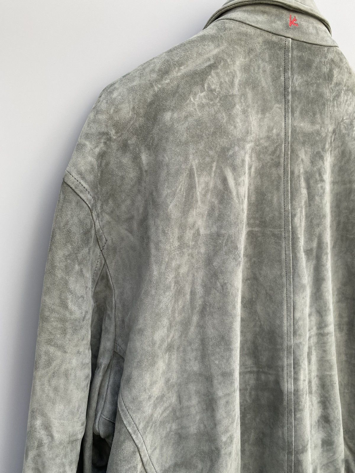 Isaia S/S 2017- Isaia- Aqualeather- Suede Leather Bomber Jacket Size US L / EU 52-54 / 3 - 14 Thumbnail