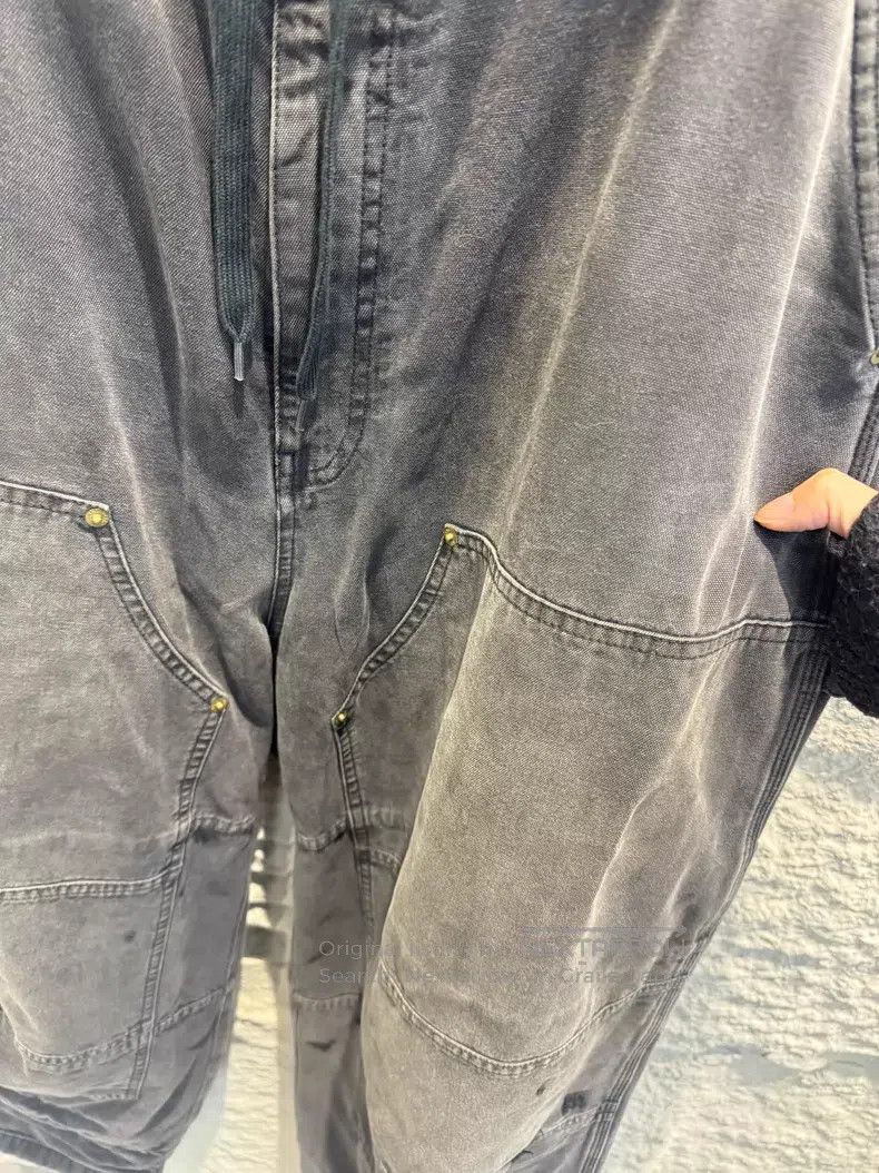 Balenciaga Balenciaga Slash Destroyed Logger Work Pants Size US 28 / EU 44 - 2 Thumbnail