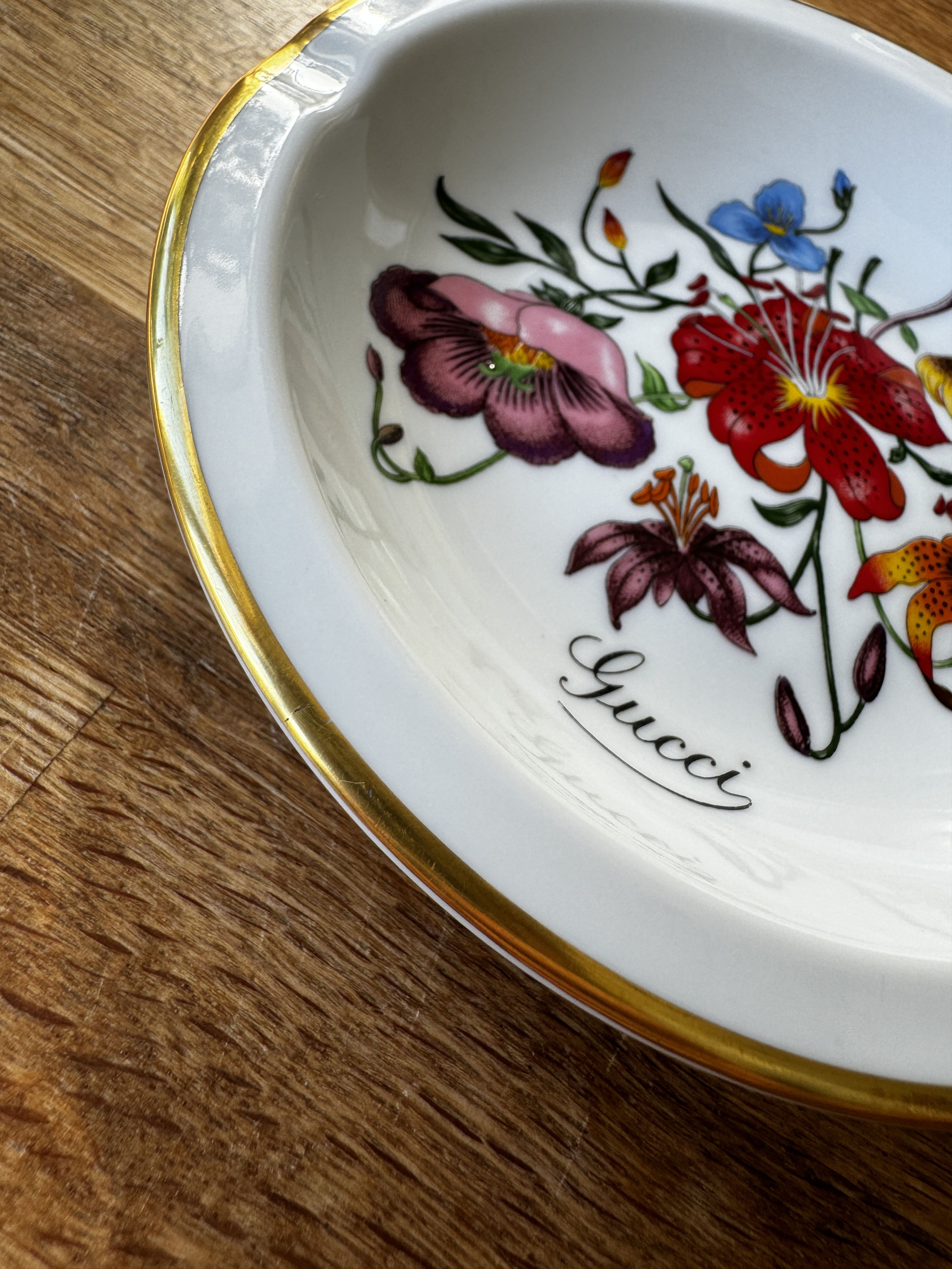 Gucci Gucci Richard Ginori ashtray Floral 70s Size ONE SIZE - 3 Thumbnail