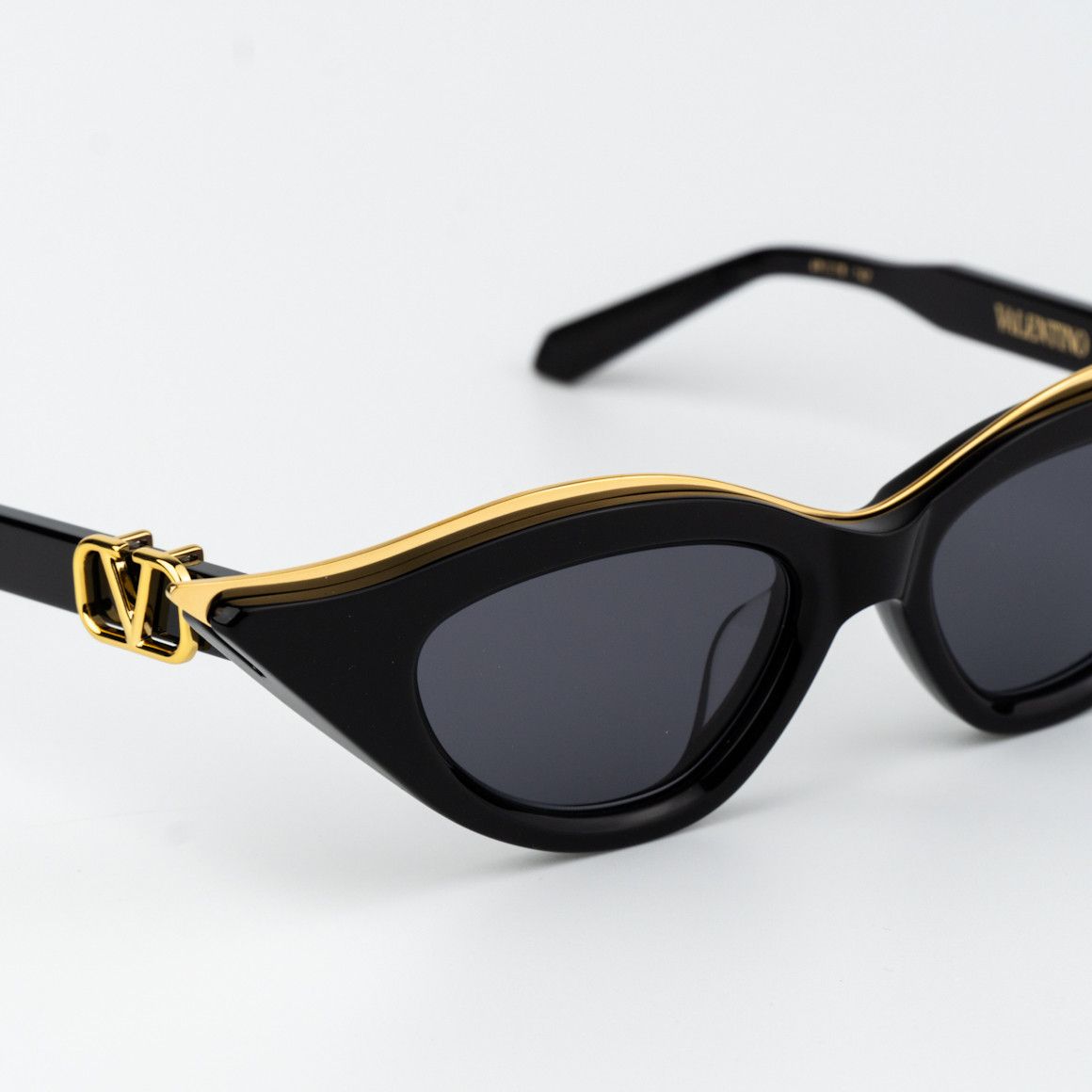 Valentino Valentino Sunglasses Black Grey V-GOLDCUT - II VLS-114A 49 Size ONE SIZE - 7 Thumbnail