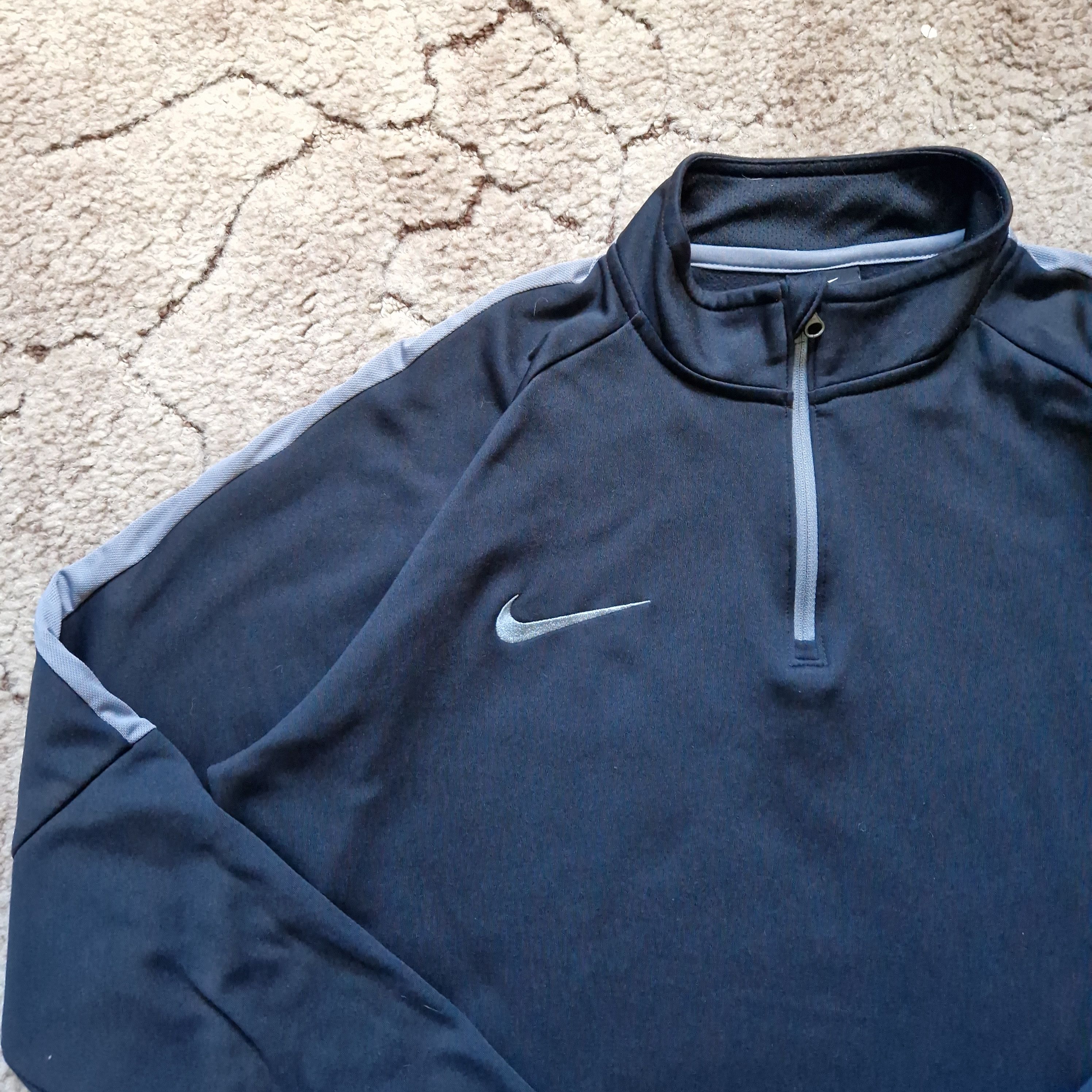 Nike Nike Dri-FIT Quarter-Zip Training Top – Black/Grey – L Size US L / EU 52-54 / 3 - 2 Thumbnail