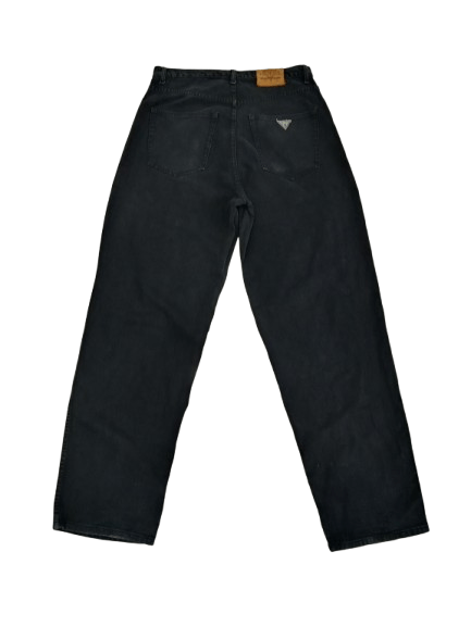 Guess Vintage Guess Jeans by Georges Marciano Black Denim Size US 33 - 2 Thumbnail