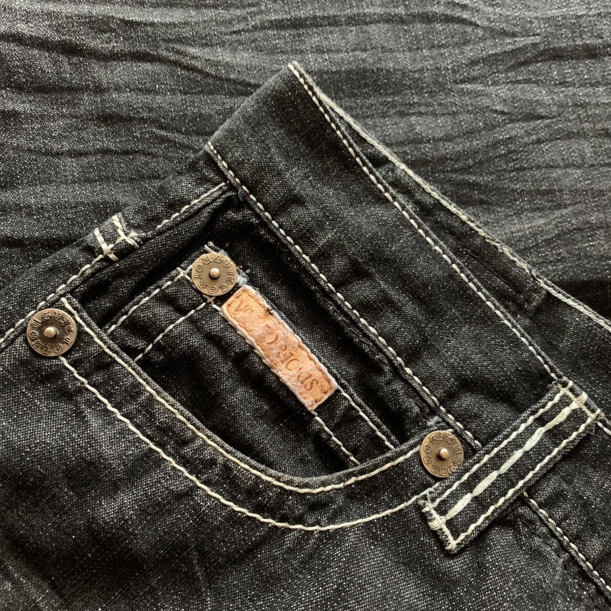 Japanese Brand Y2K Victorious LA Los Angeles Denim Pants Size US 34 / EU 50 - 11 Thumbnail