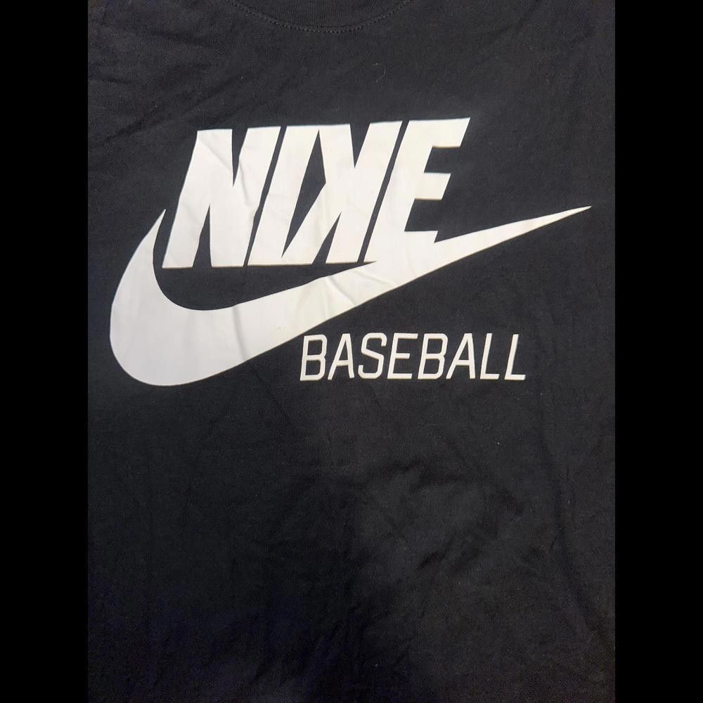 Nike Nike Baseball Men's Dri-Fit Long-Sleeve White T-Shirt Size US L / EU 52-54 / 3 - 2 Thumbnail