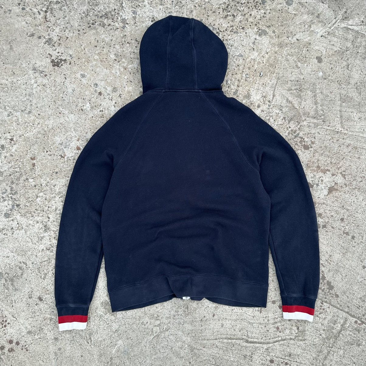Nike × Vintage Vintage Nike Zip Hoodie England Big Logo Distressed Y2K 00s Size US M / EU 48-50 / 2 - 2 Thumbnail