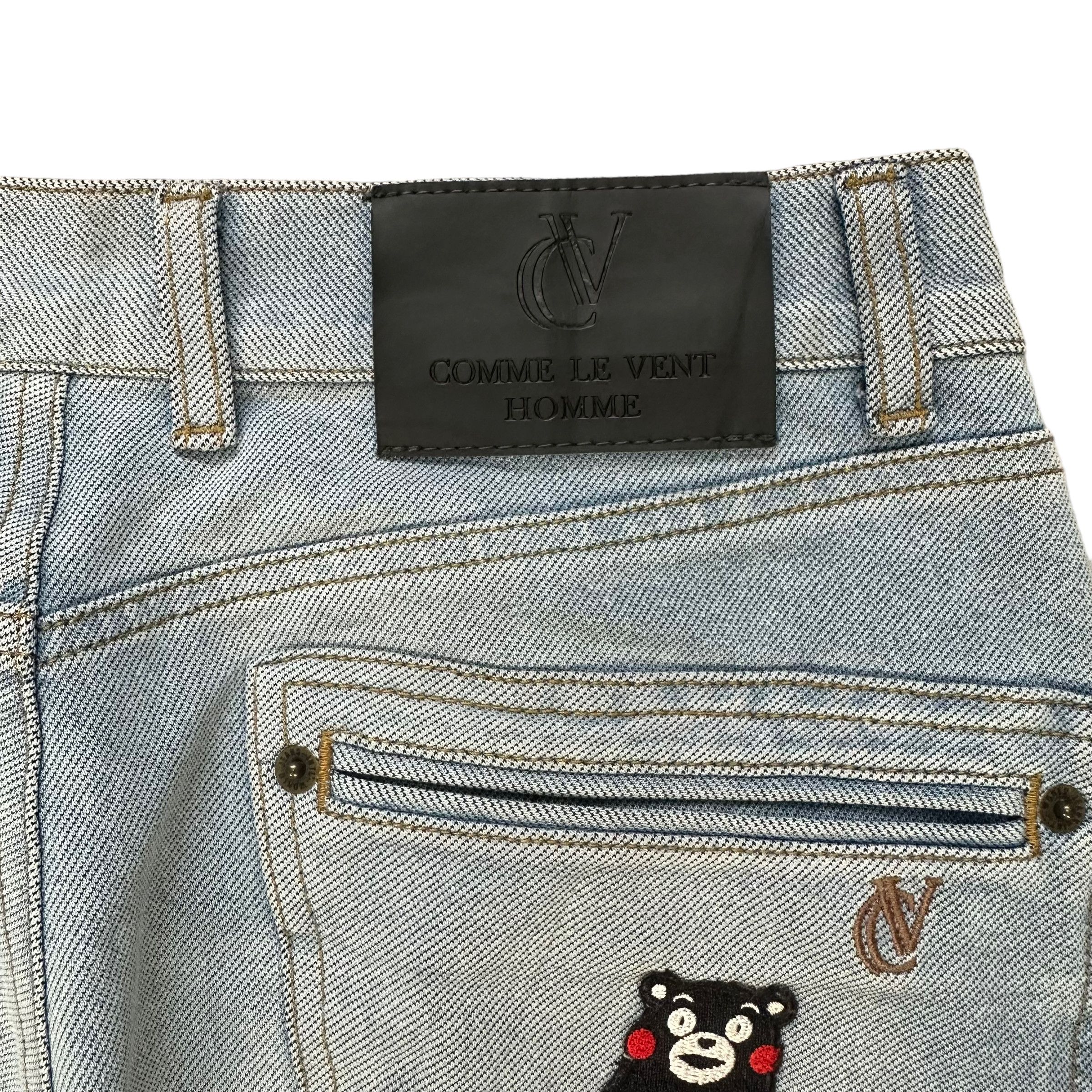 Japanese Brand COMME LE VENT HOMME LIGHT WASH DENIM PANT #7803-177 Size US 27 - 4 Thumbnail