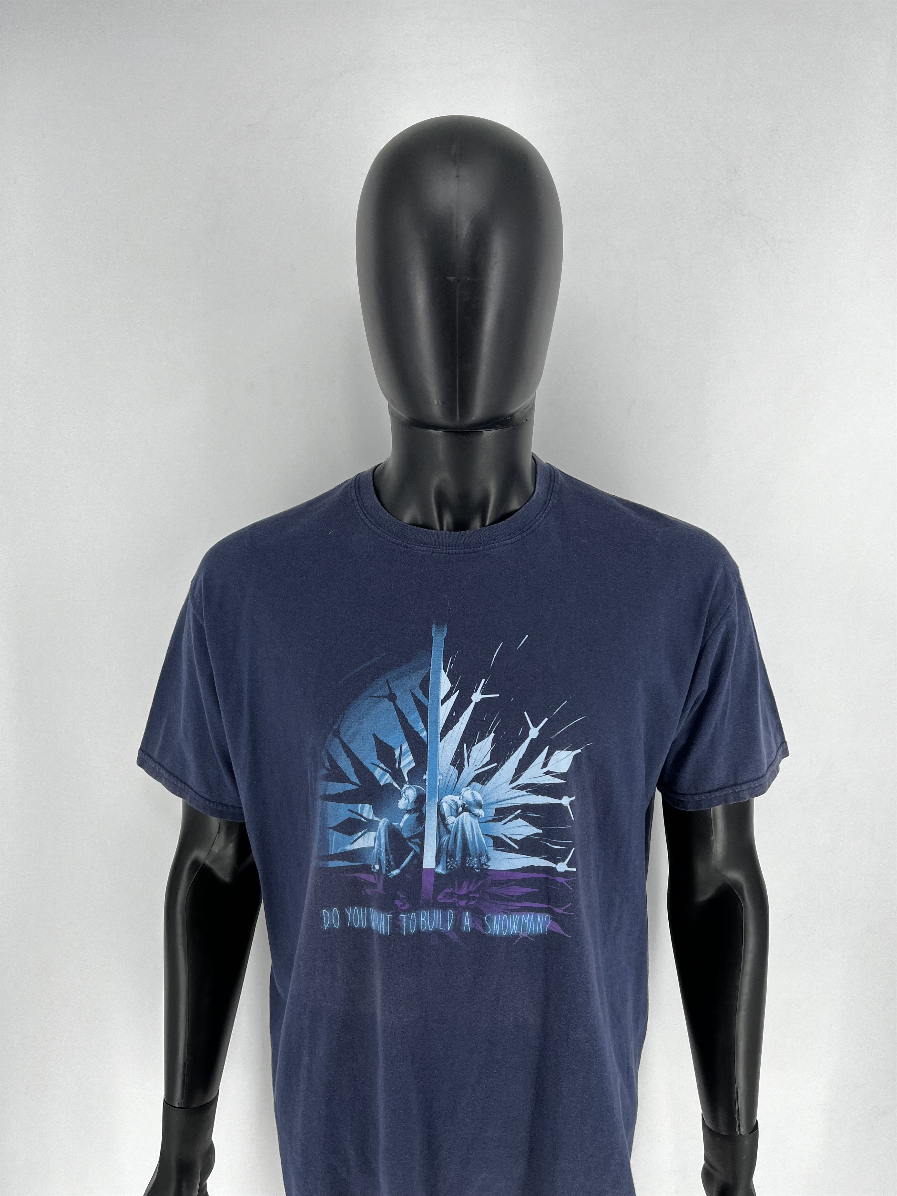 Band Tees × Cartoon Network Limited Edition Frozen Anna Elsa Snowman Faded T-Shirt XL Size US XL / EU 56 / 4 - 6 Thumbnail