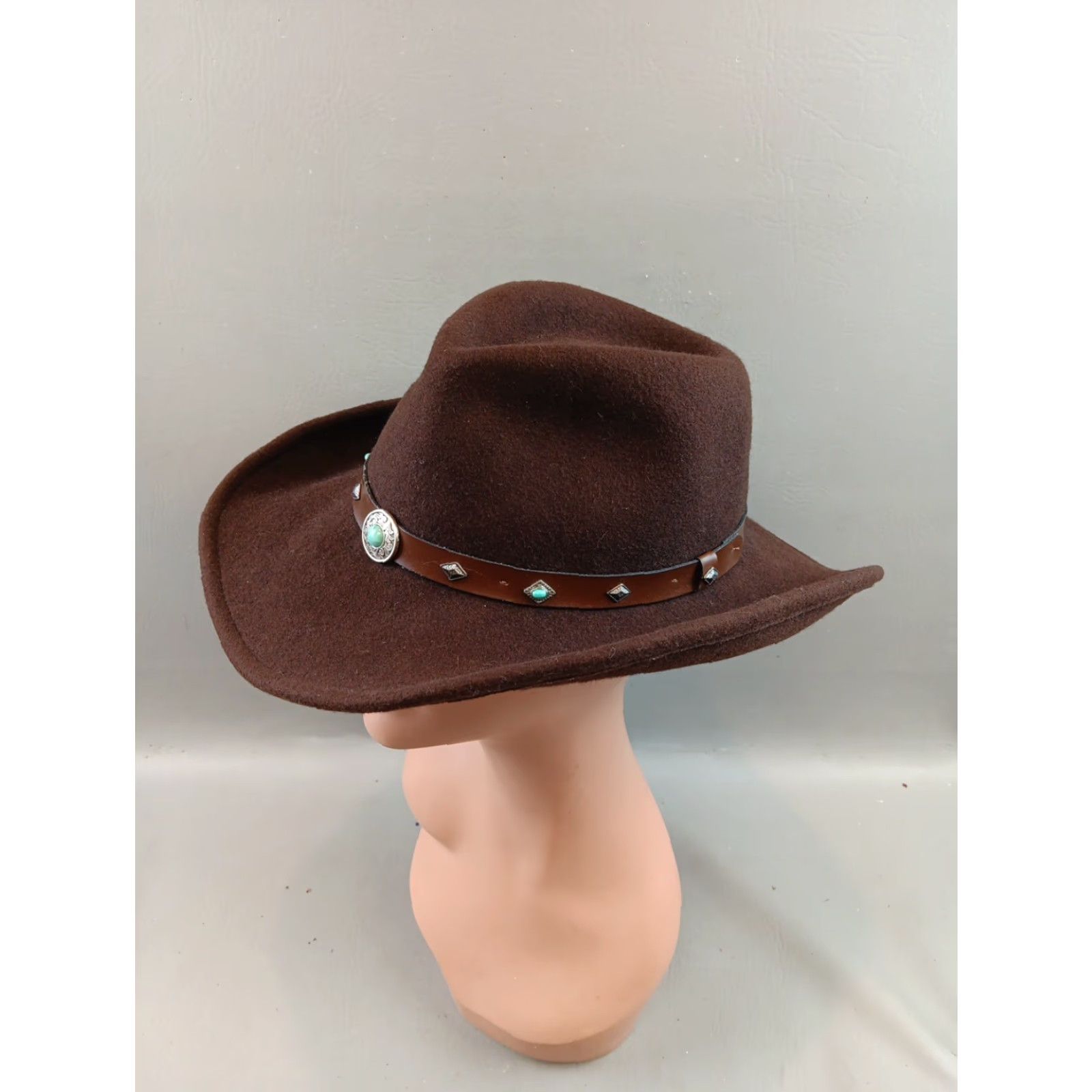 Cody James Cody James Santa Ana Cowboy Hat M Brown Wool Western Exculsive for Boot Barn USA Mens Size ONE SIZE - 3 Thumbnail