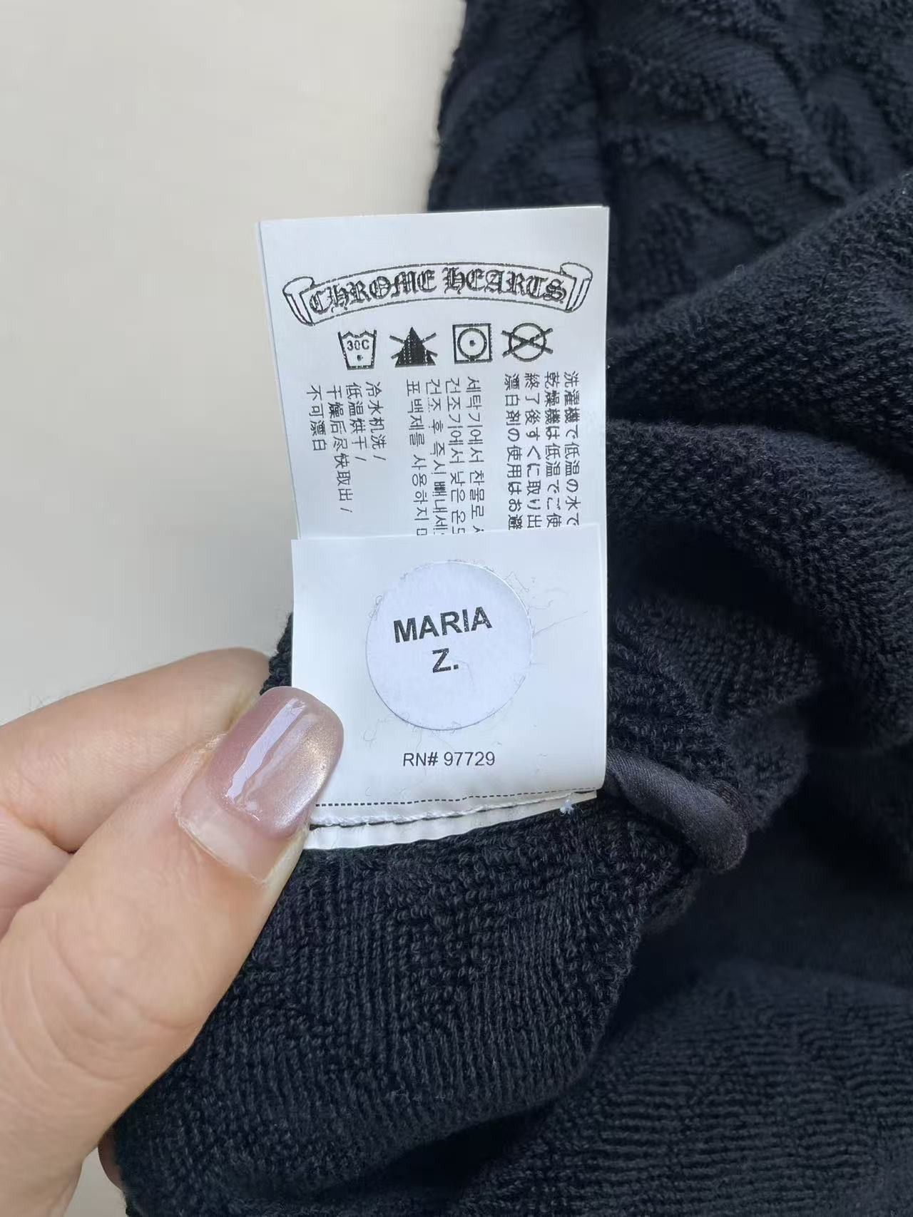 Chrome Hearts Chrome Hearts Terry Cloth Plus Monogram Black Tank Top Size M / US 6-8 / IT 42-44 - 7 Thumbnail