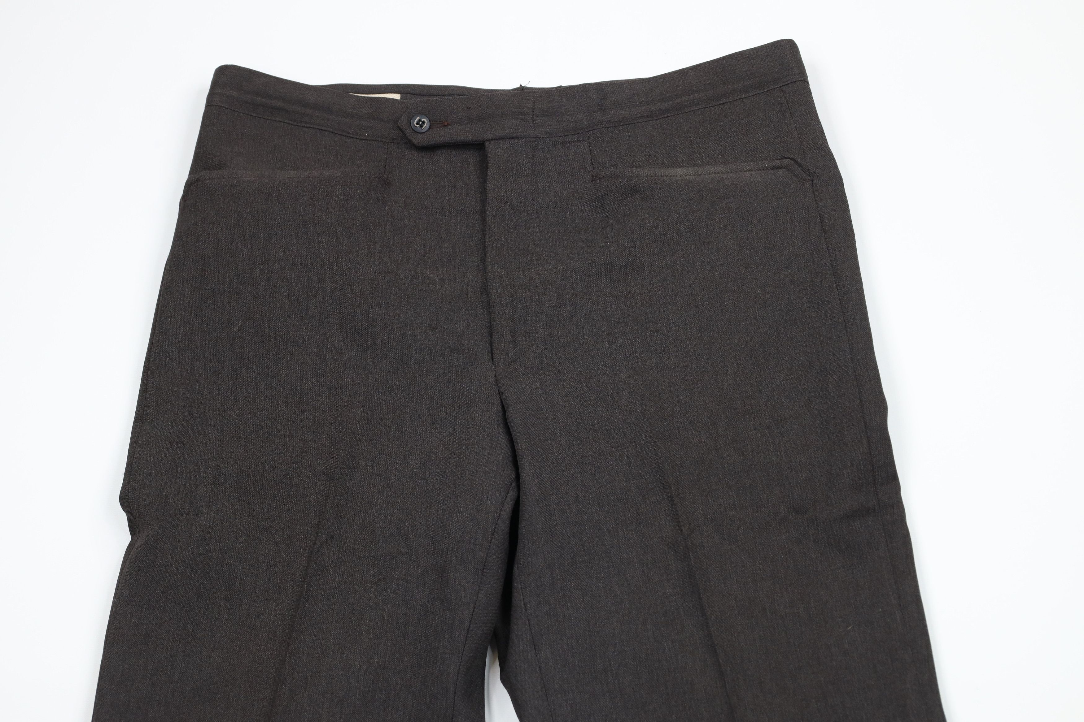 Vintage Vintage 70s Streetwear Wide Leg Chino Pants Brown USA Size US 34 / EU 50 - 2 Thumbnail