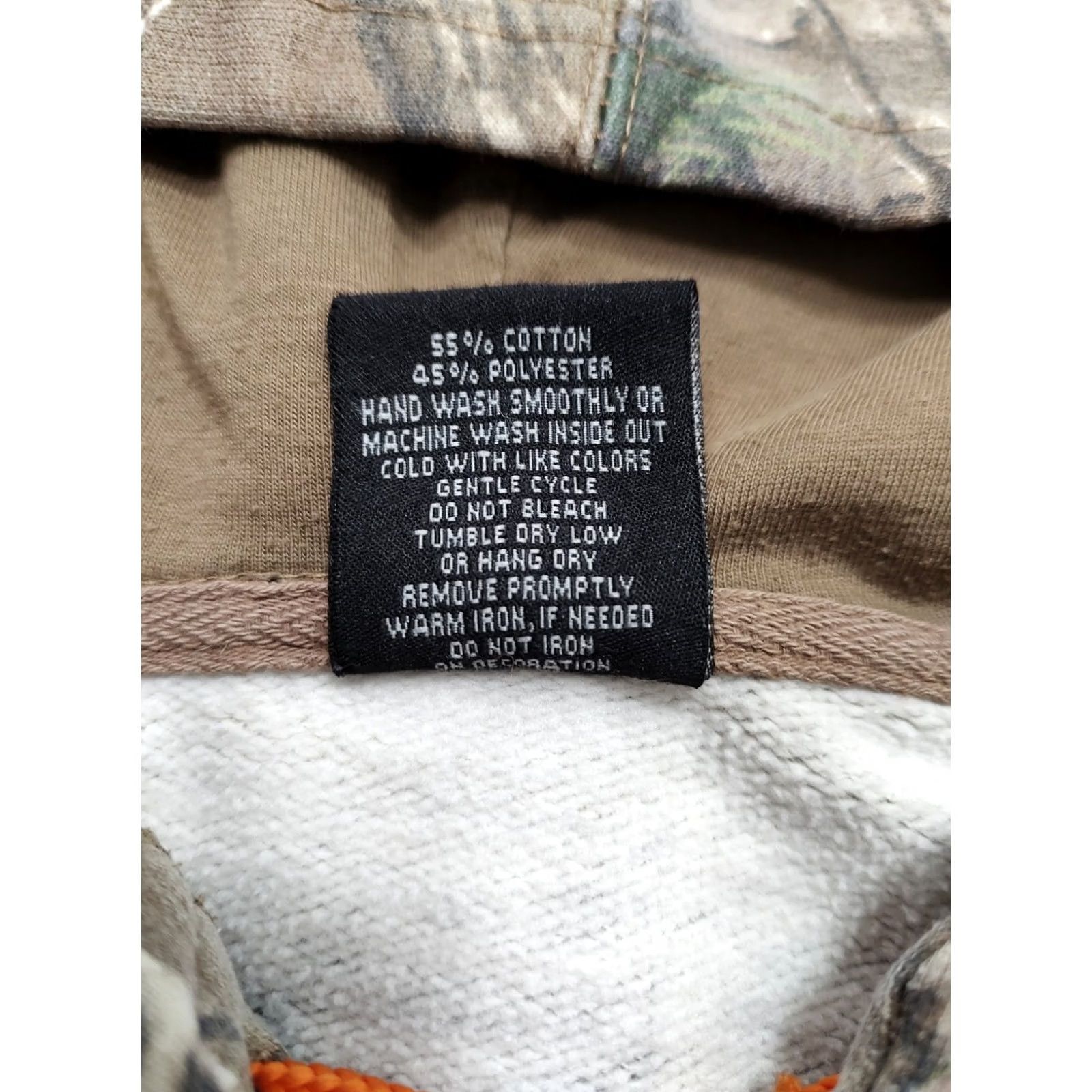Vintage VINTAGE Signature Concepts Minnesota Mille Lacs Twins Bay Hoodie M Brown Camo Hockey Drawstring Sweatshirt Size US M / EU 48-50 / 2 - 7 Thumbnail