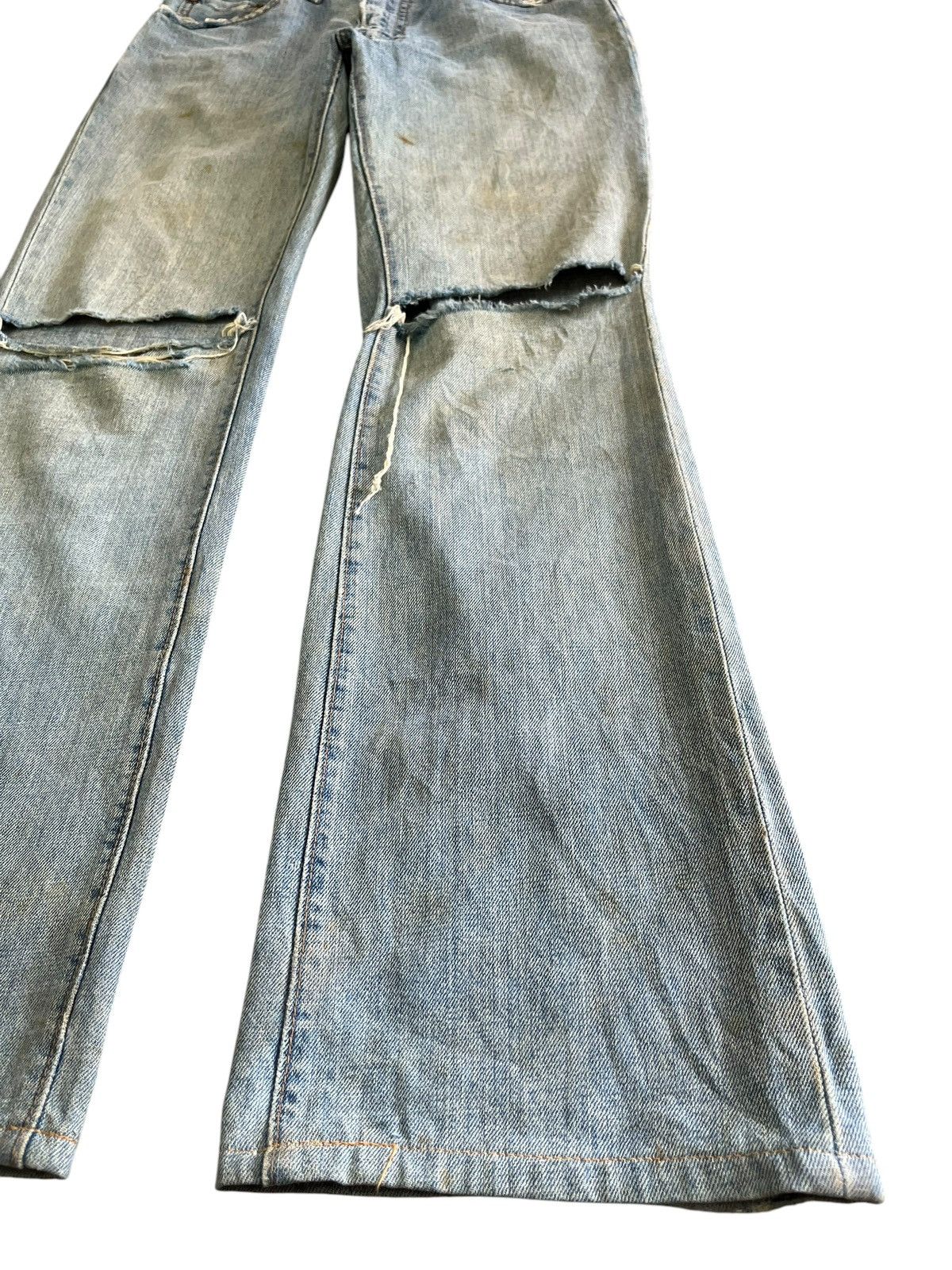 Big John × Vintage Vintage Big John Flare Distressed Denkm Size US 29 - 3 Thumbnail