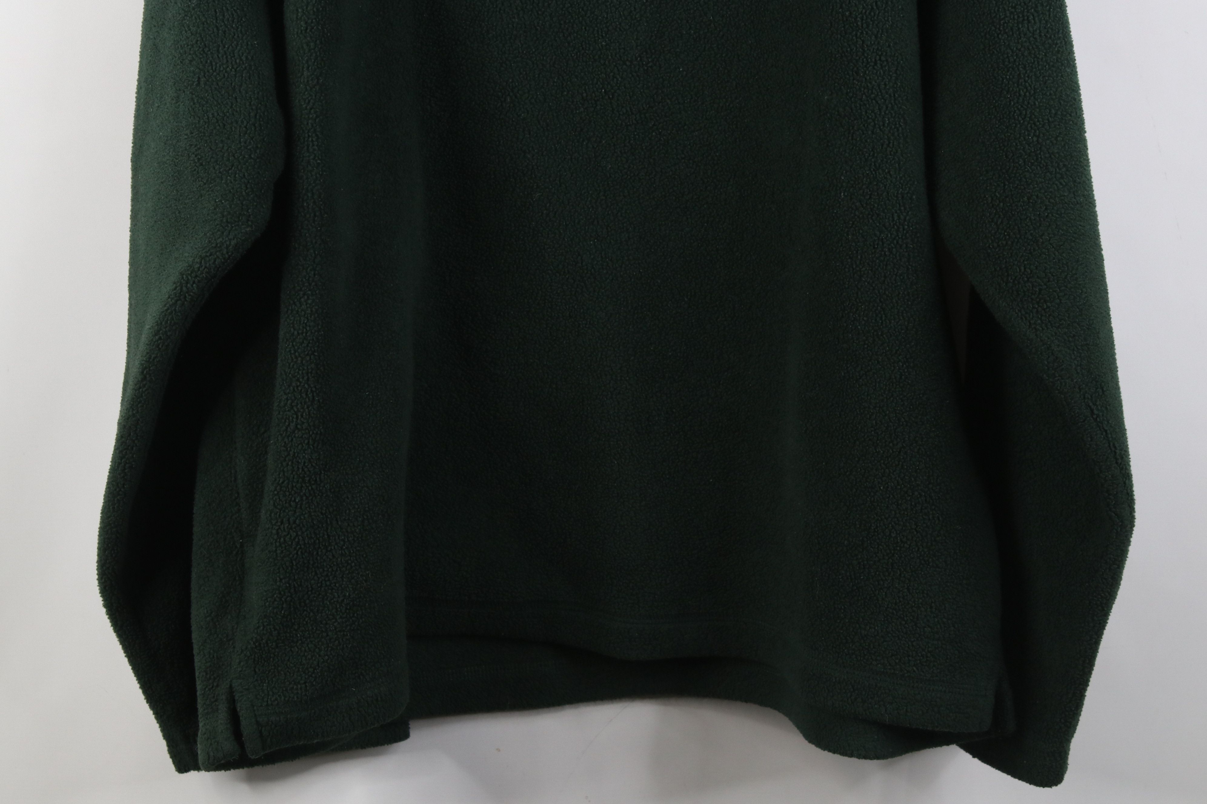Vintage Vintage 90s Streetwear Heavy Fleece Crewneck Sweater Green Size US XL / EU 56 / 4 - 10 Thumbnail