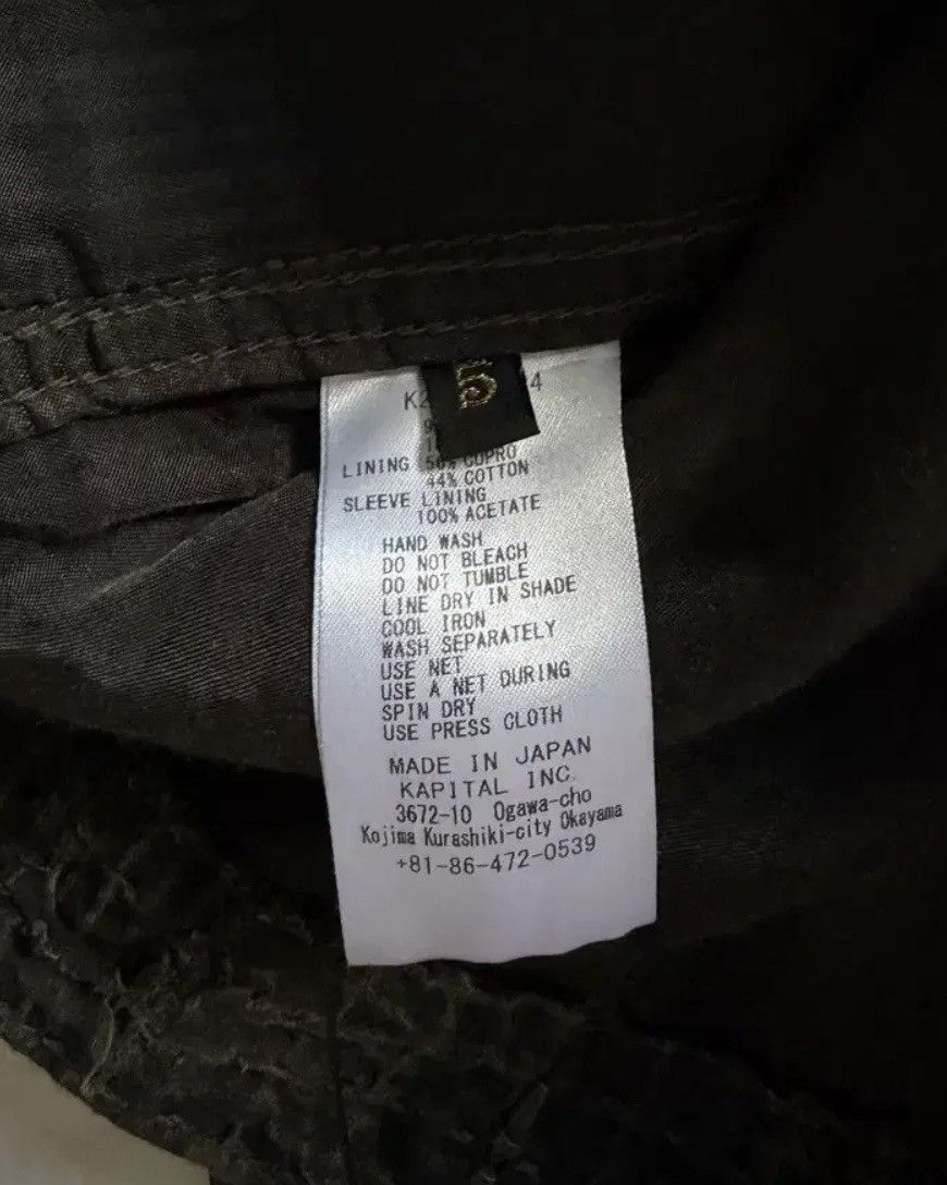 Kapital Kountry Kapital Tea-Core Black Boro 1st Jacket Size US XXL / EU 58 / 5 - 4 Thumbnail