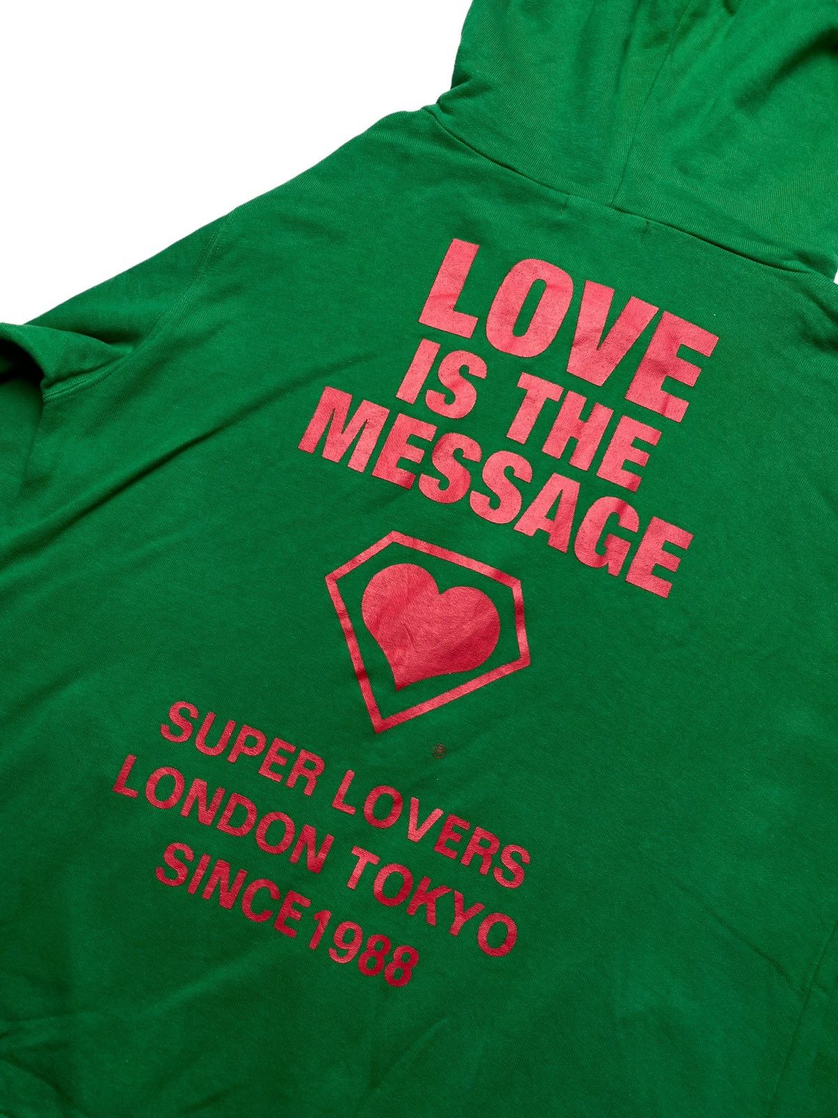 Angel Blue 2000s Super Lovers - Green Zip Hoodie Size US M / EU 48-50 / 2 - 4 Thumbnail
