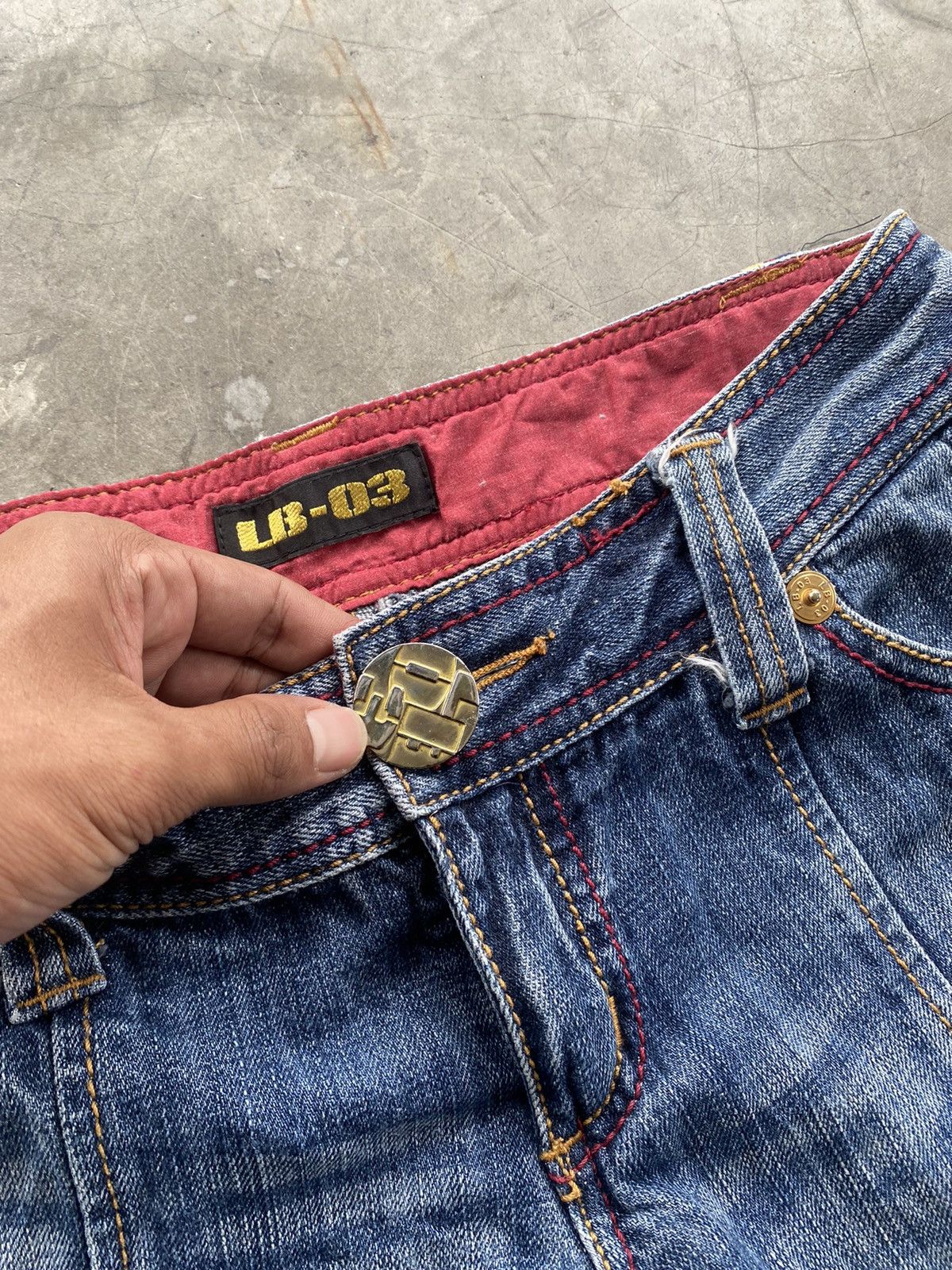 If Six Was Nine × Japanese Brand × Tornado Mart Baggy Jeans Japanese LB-03 Low Rise Ballon Style Size US 31 - 6 Thumbnail