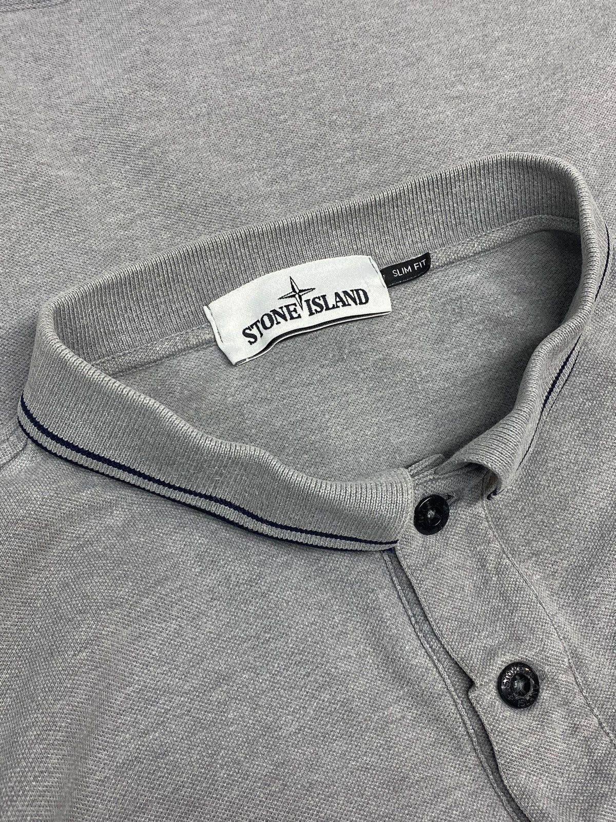 Stone Island 🔥 STONE ISLAND GREY POLO SHIRT CASUAL MILANO STREET STYLE Size US L / EU 52-54 / 3 - 15 Thumbnail