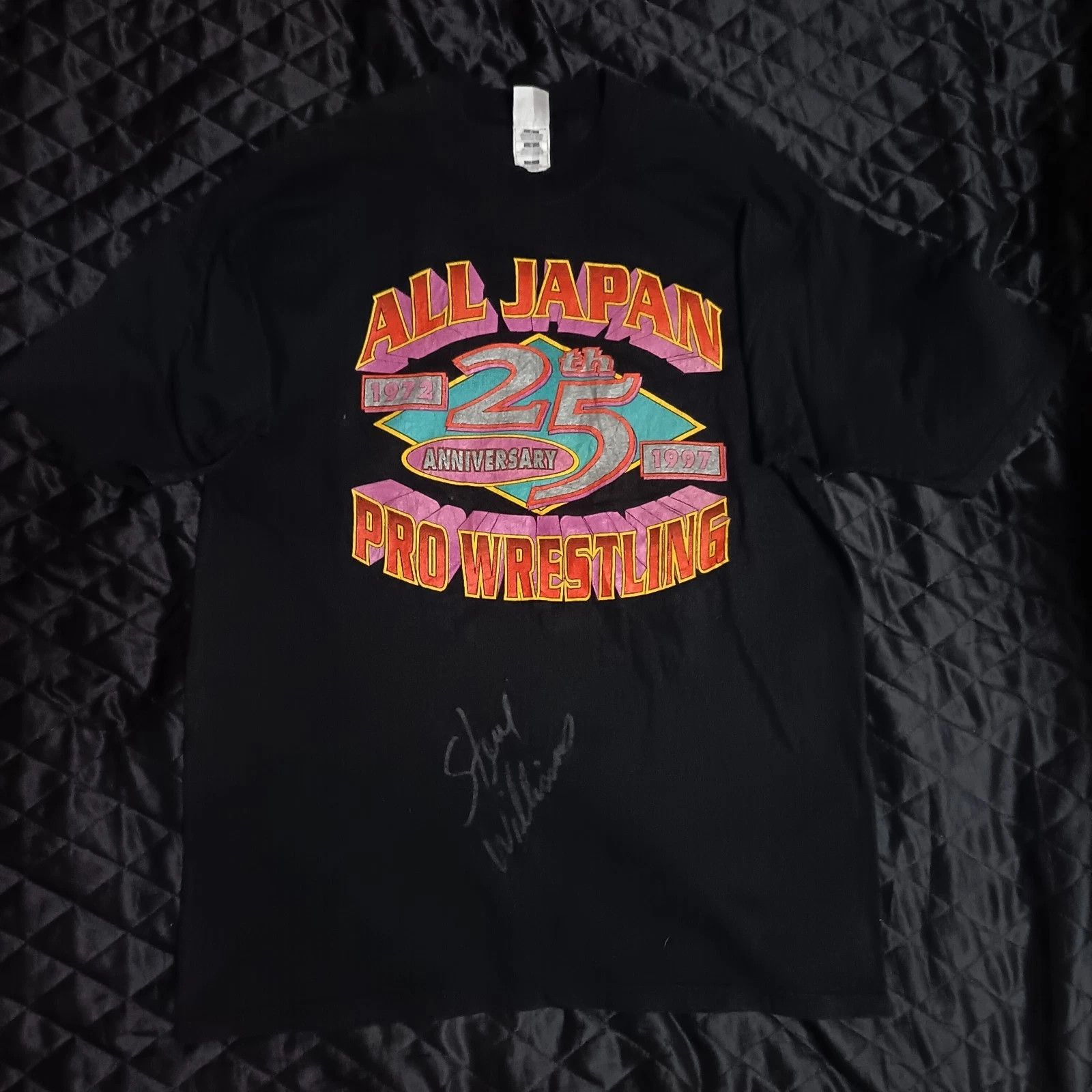 WWE All Japan Pro Wrestling AJPW "Dr. Death" Steve Williams Tee Size US L / EU 52-54 / 3 - 1 Thumbnail