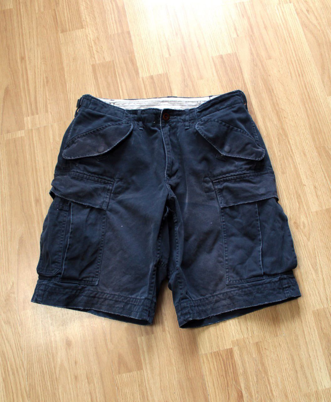 Polo Ralph Lauren 🔥 Polo Ralph Lauren Cargo Shorts Vintage Faded Pockets Y2K Size US 32 / EU 48 - 1 Thumbnail