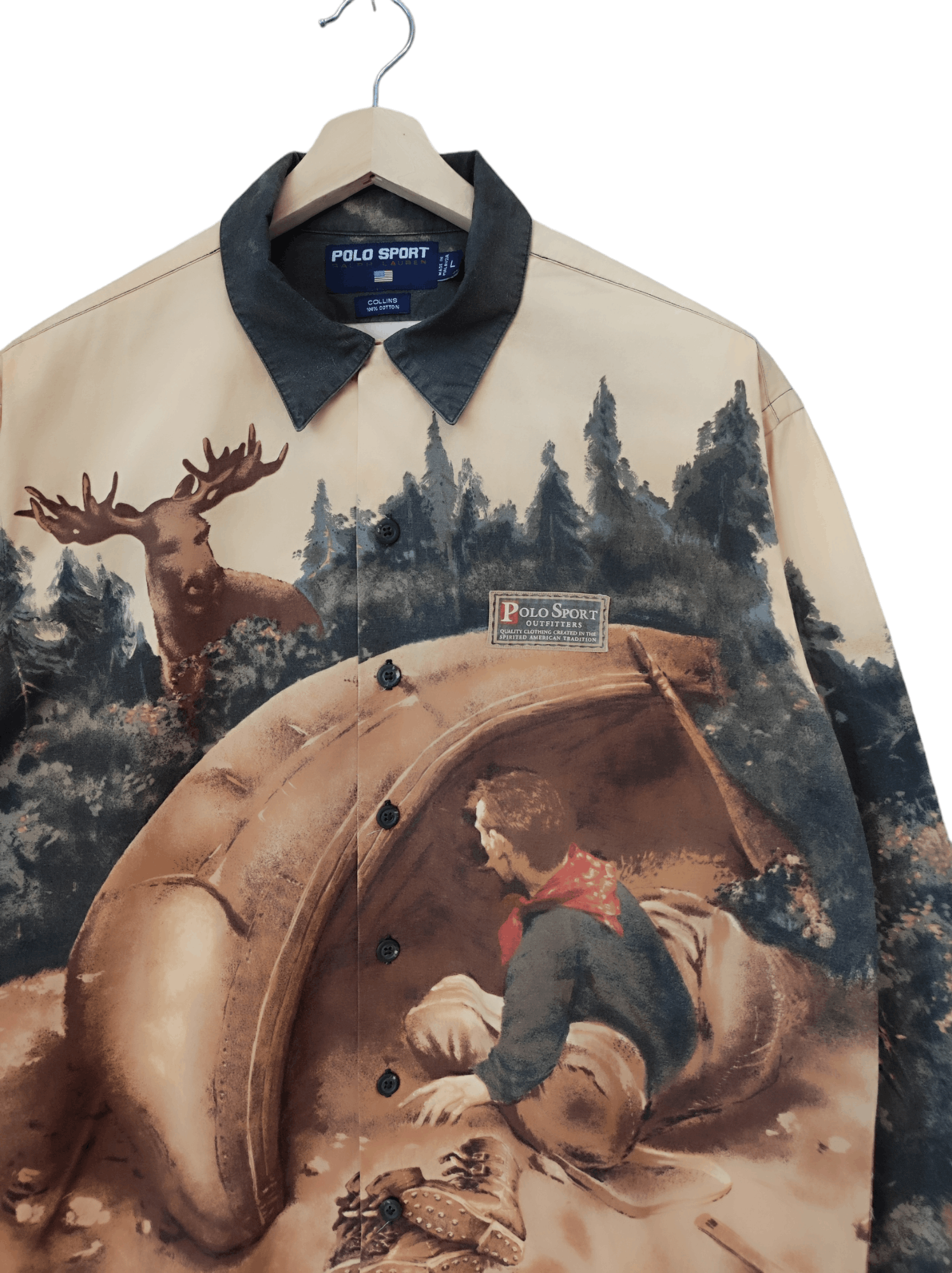 Polo Ralph Lauren × Vintage For Collectors Vintage Polo Sport Outfiters Polo Outdoorsman Size US L / EU 52-54 / 3 - 3 Thumbnail