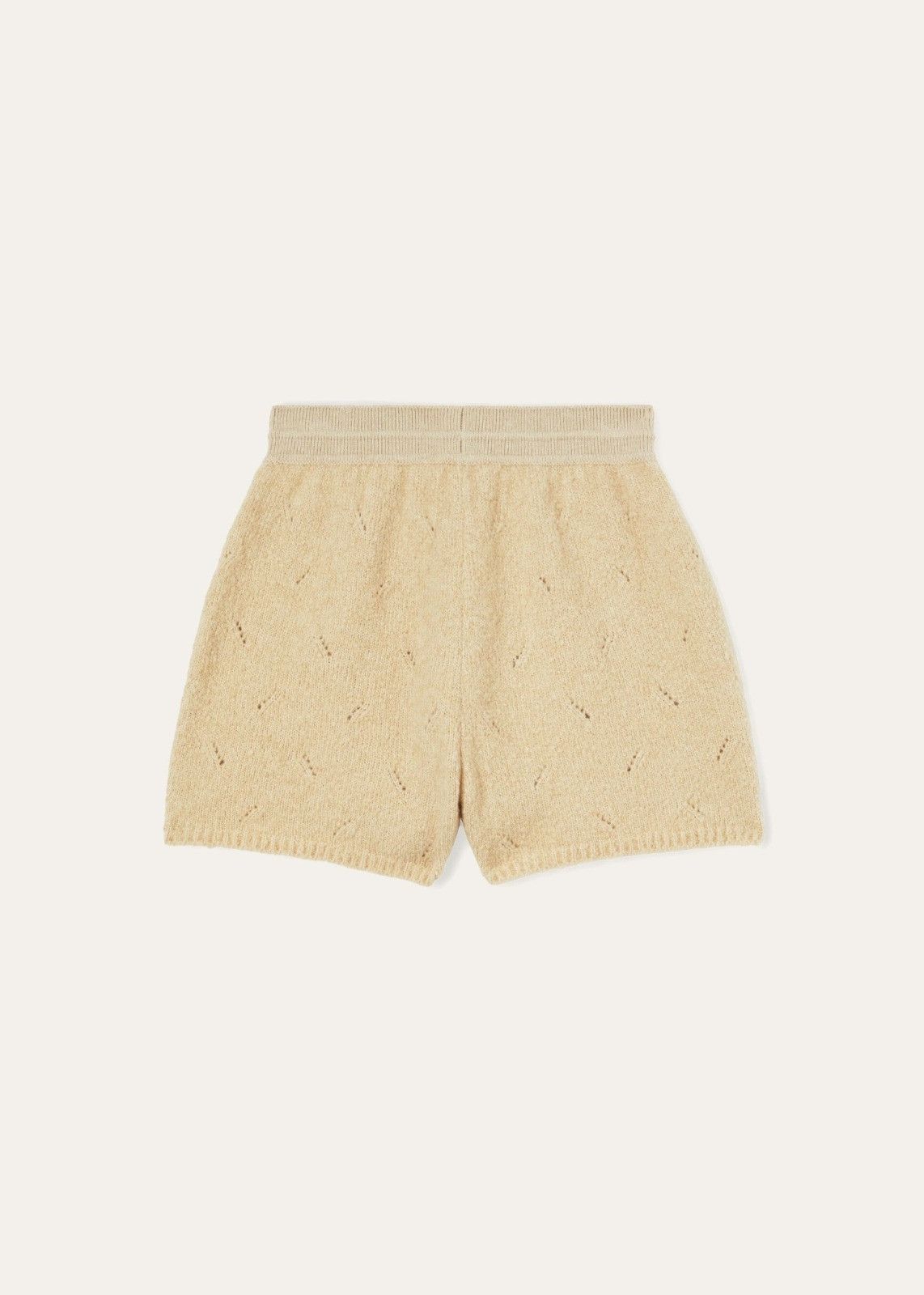 Loro Piana o1srvl11e1125 FAN1843 Cocooning Short in Beige Size 26" / US 2 / IT 38 - 2 Thumbnail