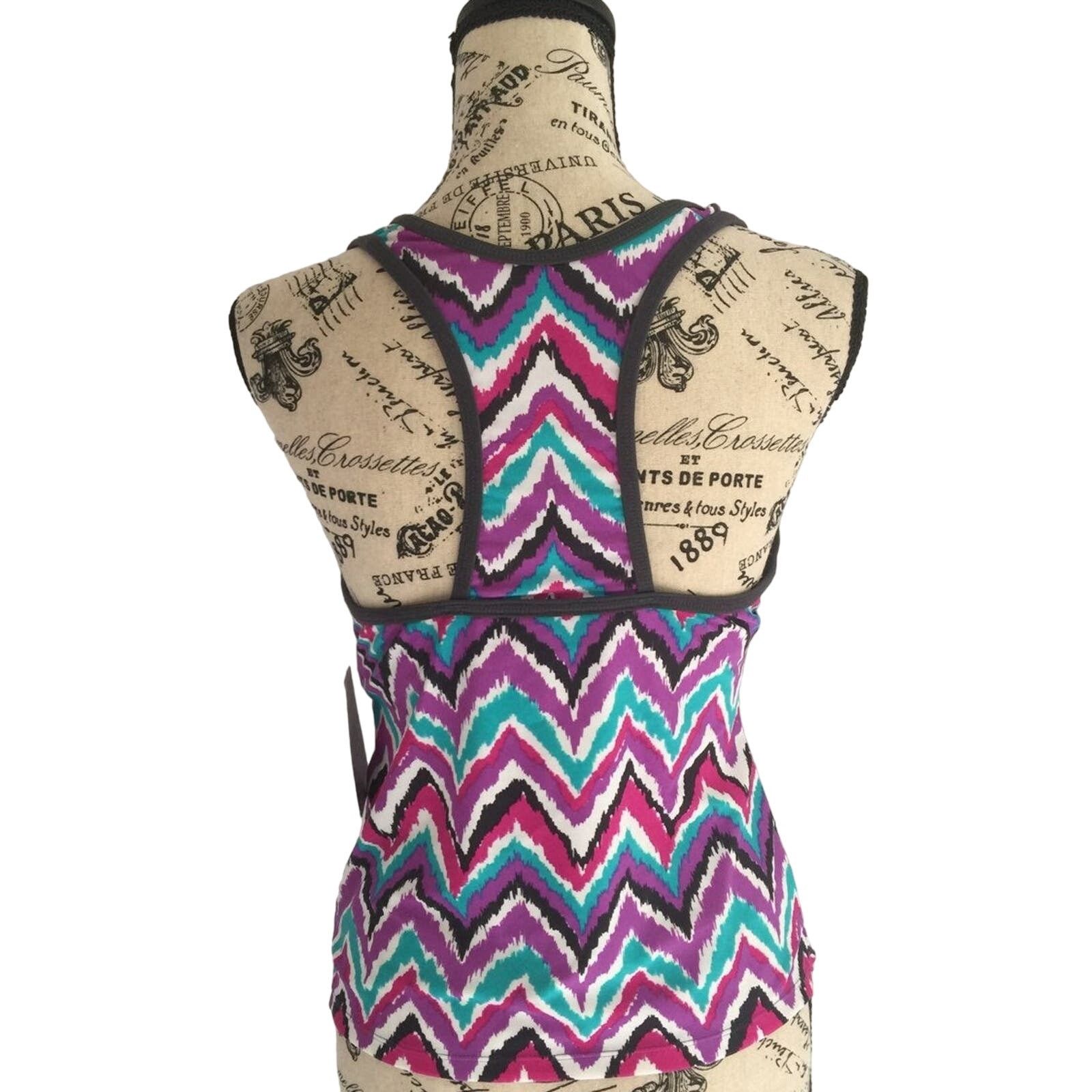 Free Country Free Country Women's Size Medium Swimsuit Top Racerback NEW Size ONE SIZE - 4 Thumbnail