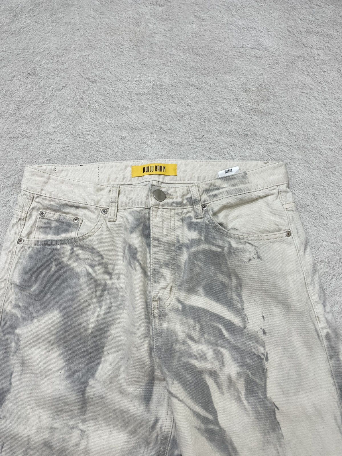 Number (N)ine 2000s Kapital Archival Gray Wash Denim Baggy Jeans Hysteric Size US 31 - 7 Thumbnail